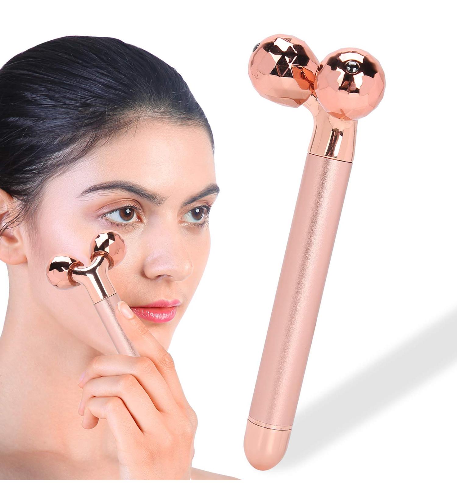Buy Electrical 3D Face Roller - V-Face Massager with Micro Vibration for Swelling & Facial Lifting | International Shipping Available - Buy Online on GoSupps.com