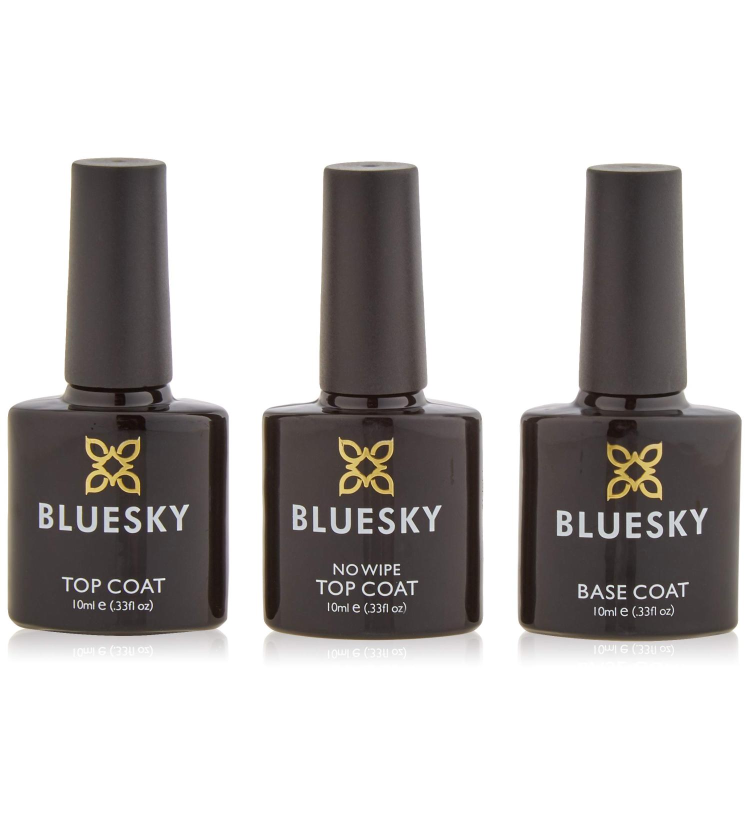 Bluesky Top Base No Wipe UV/Gel Nail Polish 10 ml - Buy Online on GoSupps.com