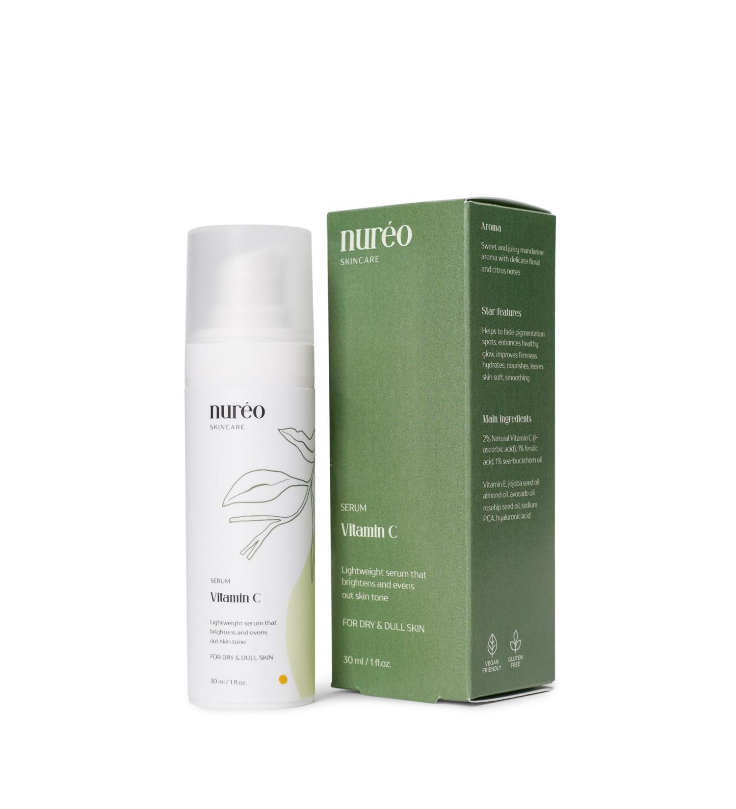 Vitamin C Serum - Brightening & Firming 30ml | Anti-Aging L-Ascorbic Acid Ferulic Acid Sea Buckthorn Oil & Hyaluronic Acid - Deep Hydration - Buy Online on GoSupps.com