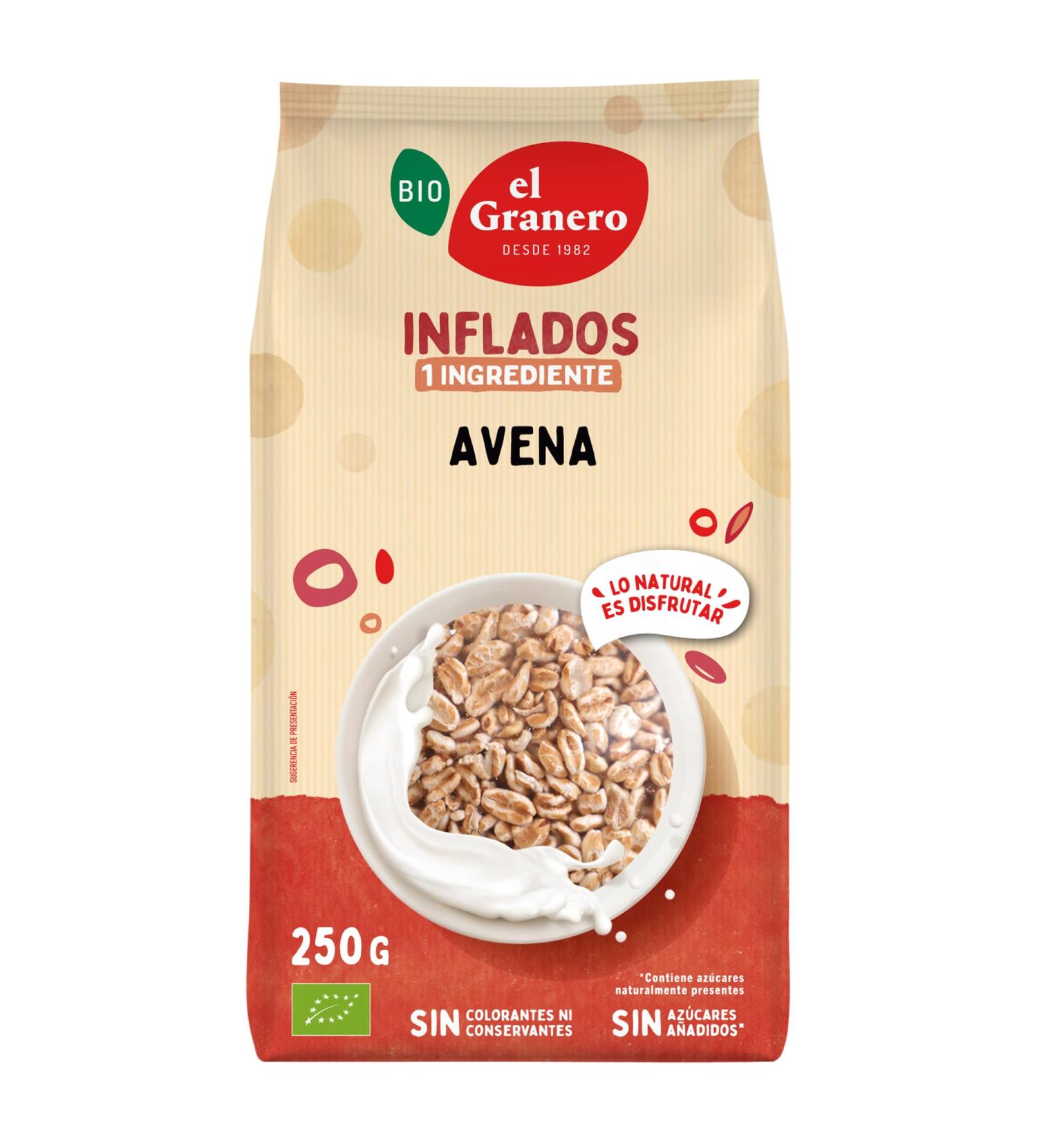 ELGRANERO AVENA HINCHADA 250gr BIO is a specialized item intended for regular use It works nicely next to other solutions in the same category The weight is 250 g It is on - Buy Online on GoSupps.com