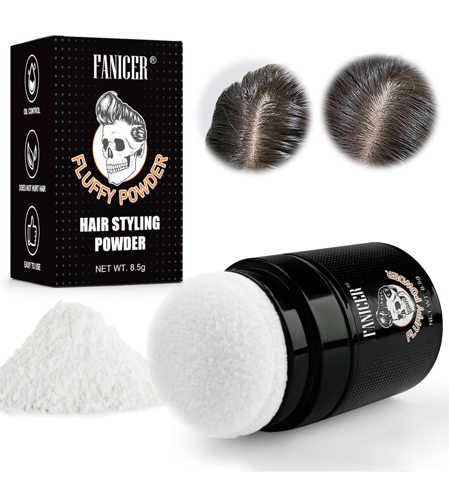 Hair Styling Powder 8.5g Men's Hair Powder Styling Powder Matte Finish Keep Hair Soft and Fluffy All Day Long - Buy Online on GoSupps.com