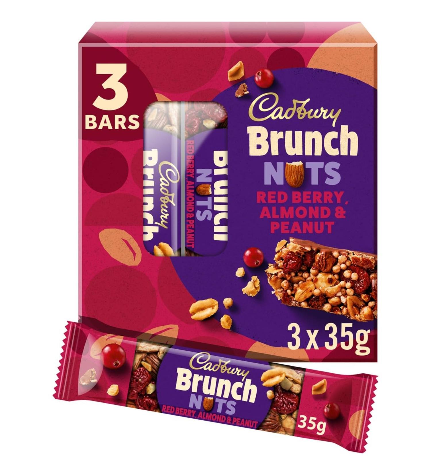 Cadbury Nuttier Cranberry Almond & Peanut Chocolate Bar 105g - Buy Online on GoSupps.com