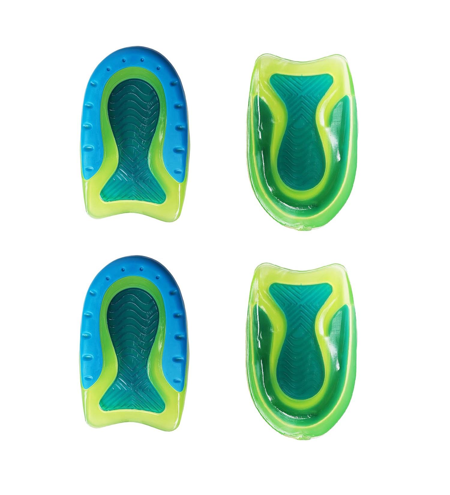 Kids Heel Cups - Shock Absorbing Gel Inserts for Heel Pain Plantar Fasciitis & Ankle Pain | Lightweight & Comfortable (Size 3-7/Women 4-8 - Buy Online on GoSupps.com