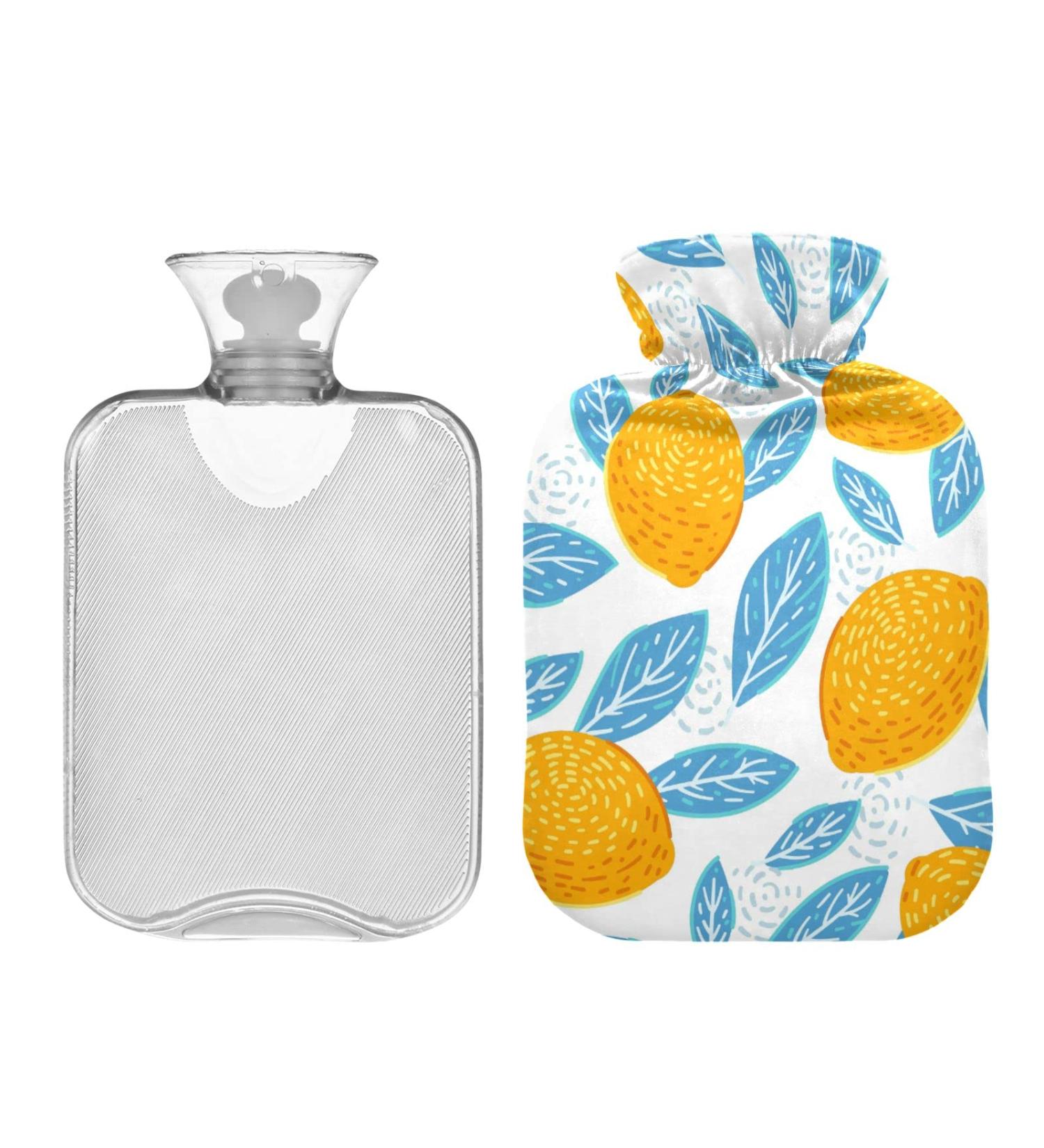 Buy Mnsruu Hot Water Bottle with Soft Cover - Summer Fruit Design 2L | Perfect Gift for Women & Kids - Ideal for Christmas - Buy Online on GoSupps.com