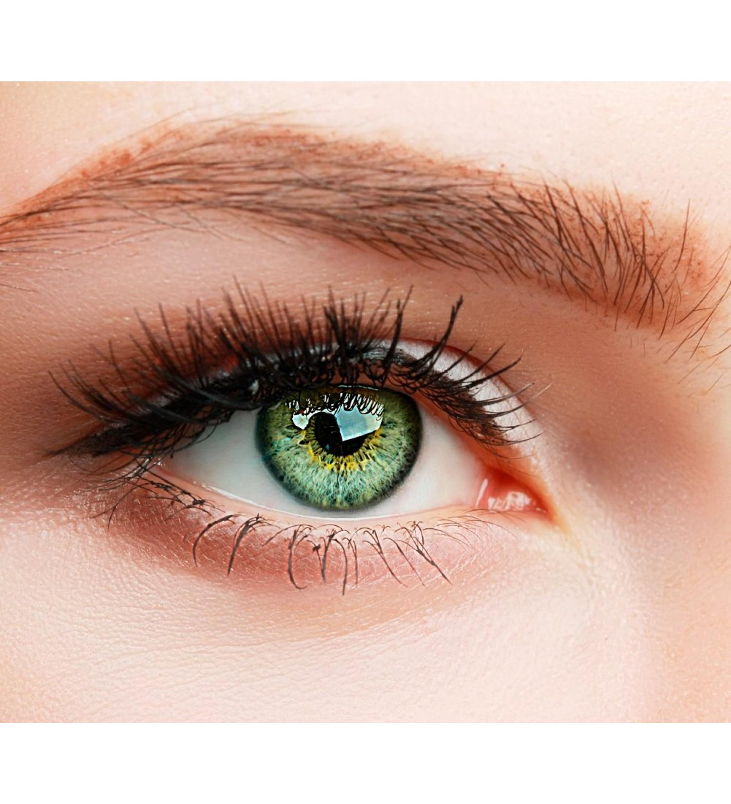 Colored contact lenses SUPREME GREEN without prescription ESPECIALLY NATURAL