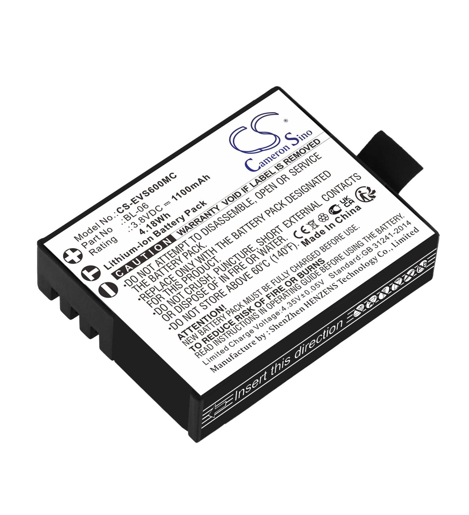 3.8V High-Performance Replacement Battery for S1c S6 S5 S3 S2 | BL-06 1100mAh | International Shipping - Buy Online on GoSupps.com