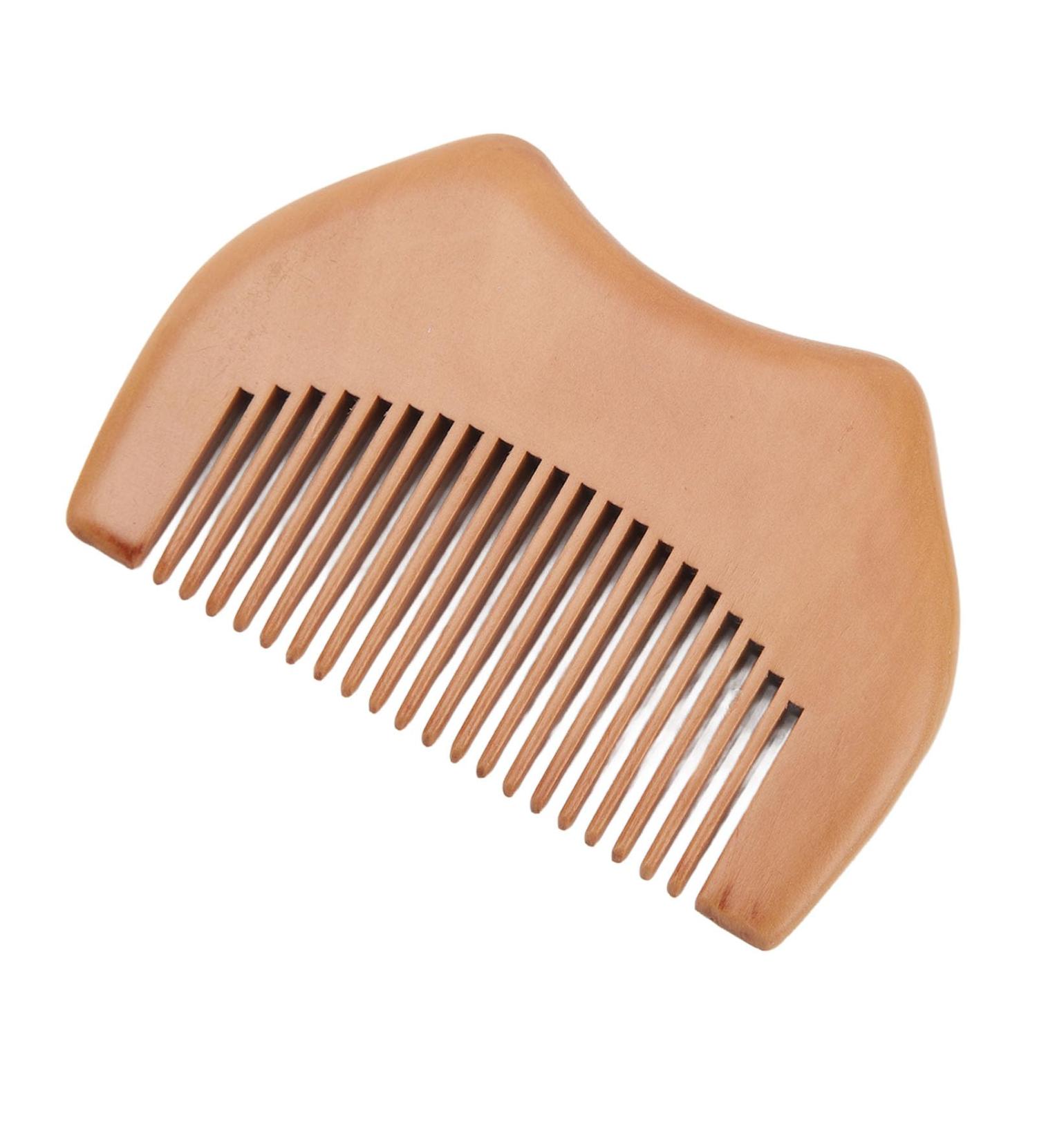 Wood Comb for Men Women Wide Tooth Pocket Sized Wooden Hair Combs Compact and Portable Made of Theaceae - Buy Online on GoSupps.com