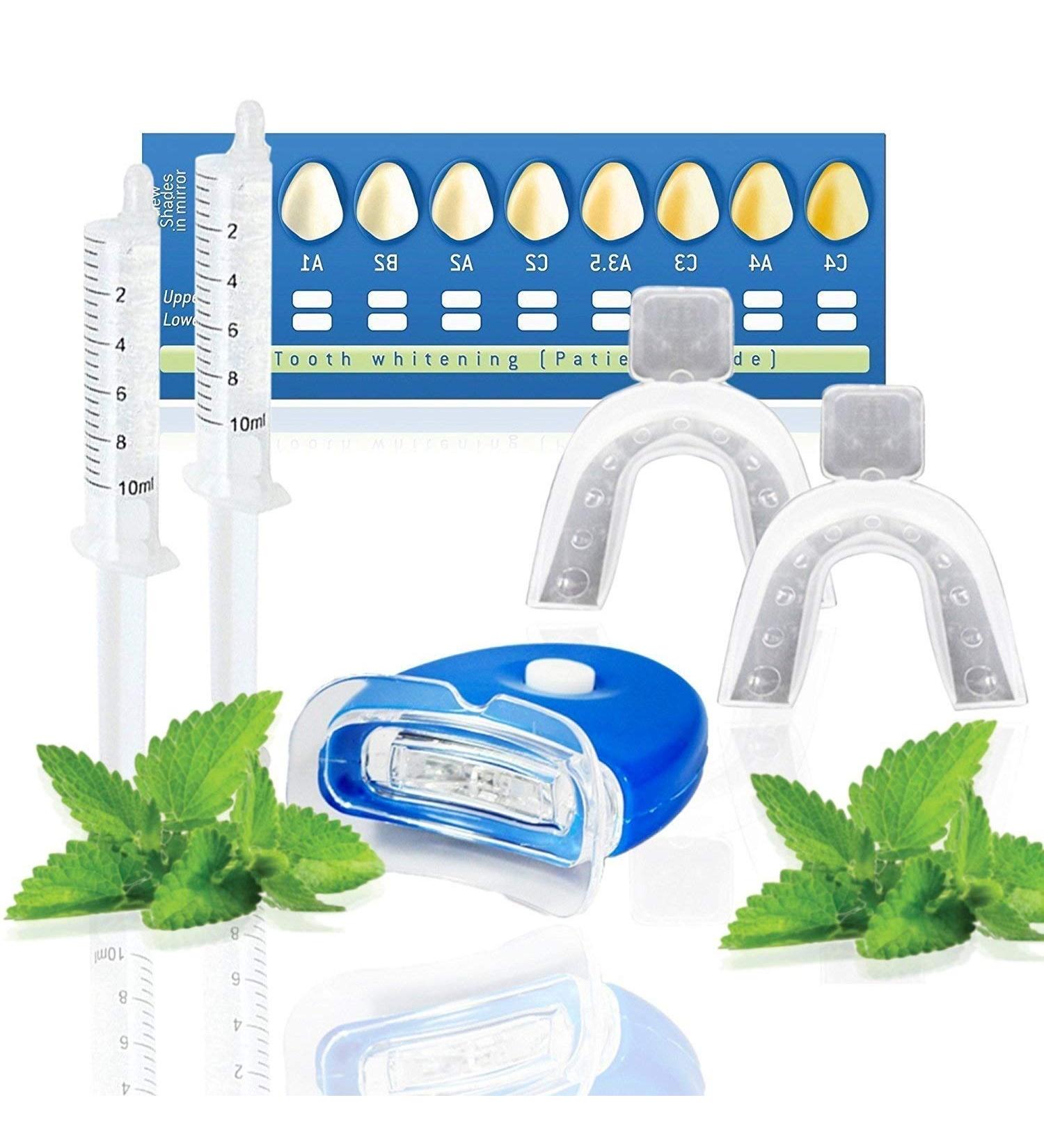 White First Teeth Whitening Kit - Teeth whitening kit with 20ml of fresh mint scented whitening gel - Buy Online on GoSupps.com