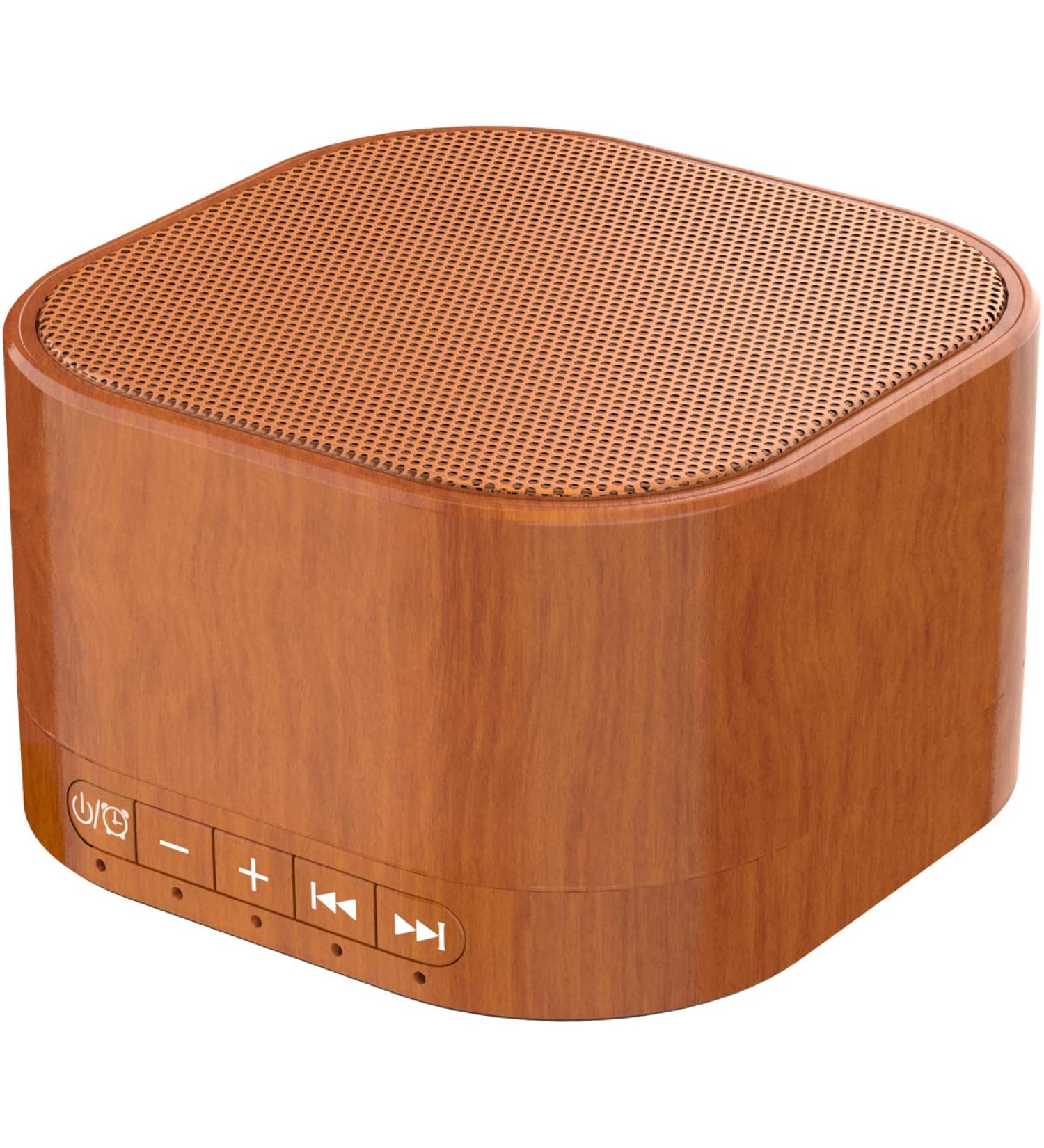 Magicteam White Noise Machine | 20 Non-Looping Natural Sounds | Memory Function | 32 Volume Levels | AC/USB Powered | Sleep Timer | Therapy for Baby, Kids, Adults - Wood - Buy Online on GoSupps.com