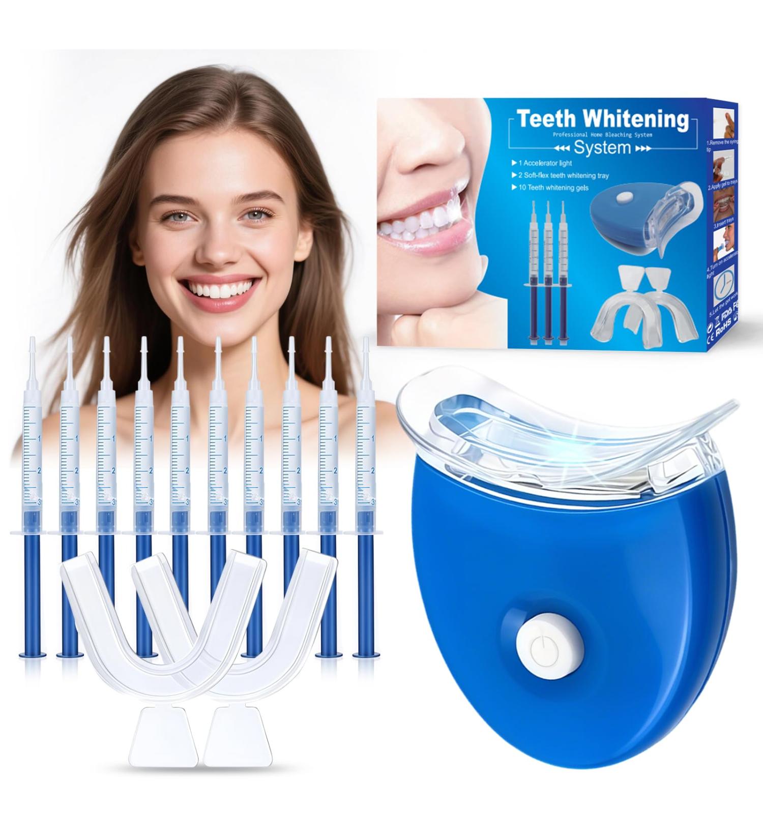 Usmlicer Professional whitening set tooth whitening agent gentle and effective whitening teeth for a whiter smile - Buy Online on GoSupps.com