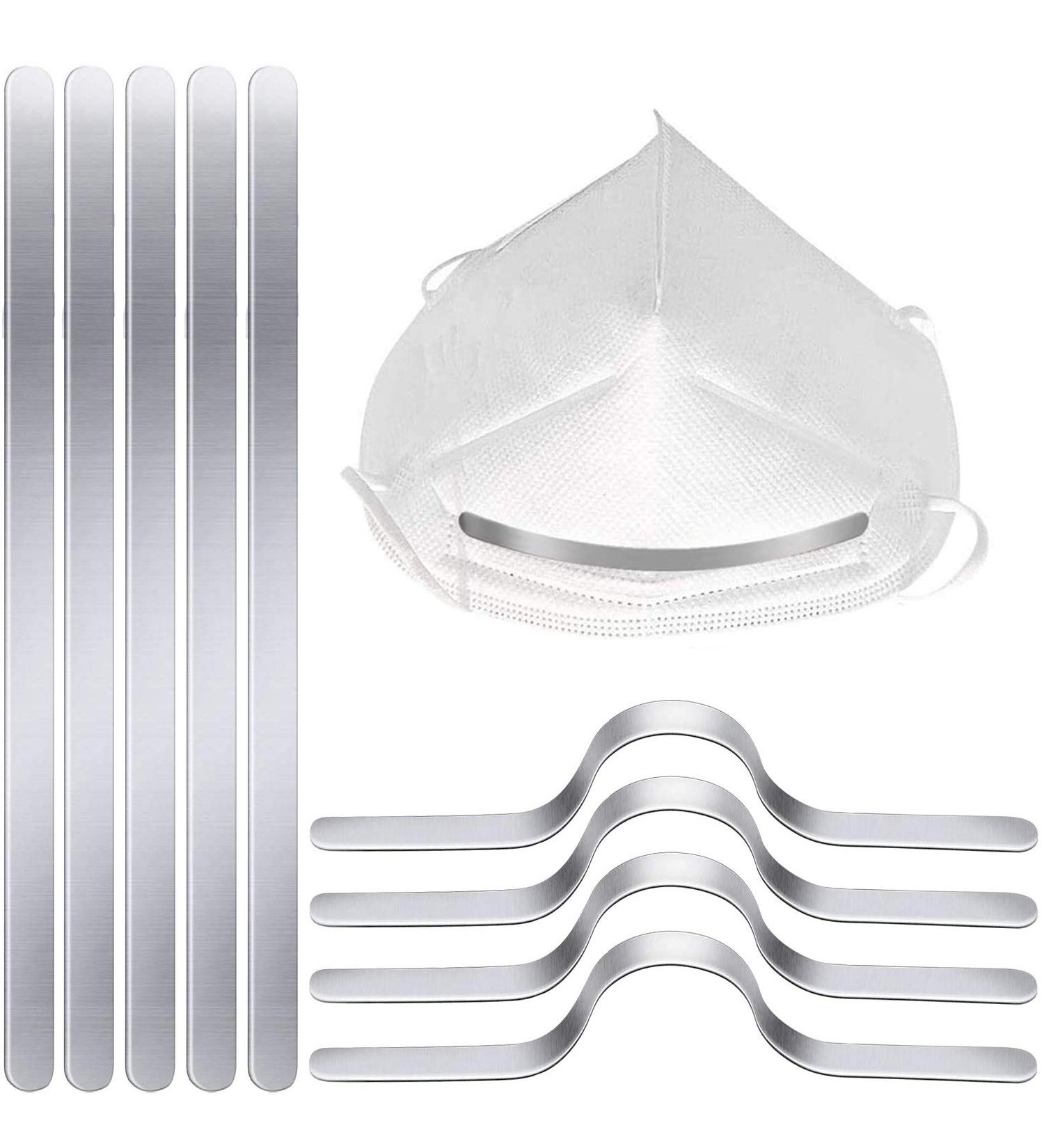 Nose Bridge Strip 150PCS Shed Protector Aluminum Strips(Specs: 0.02X0.2X3.54 inch) for DIY Mask Handmade Crafting Making Nose Bridge Clip - Buy Online on GoSupps.com