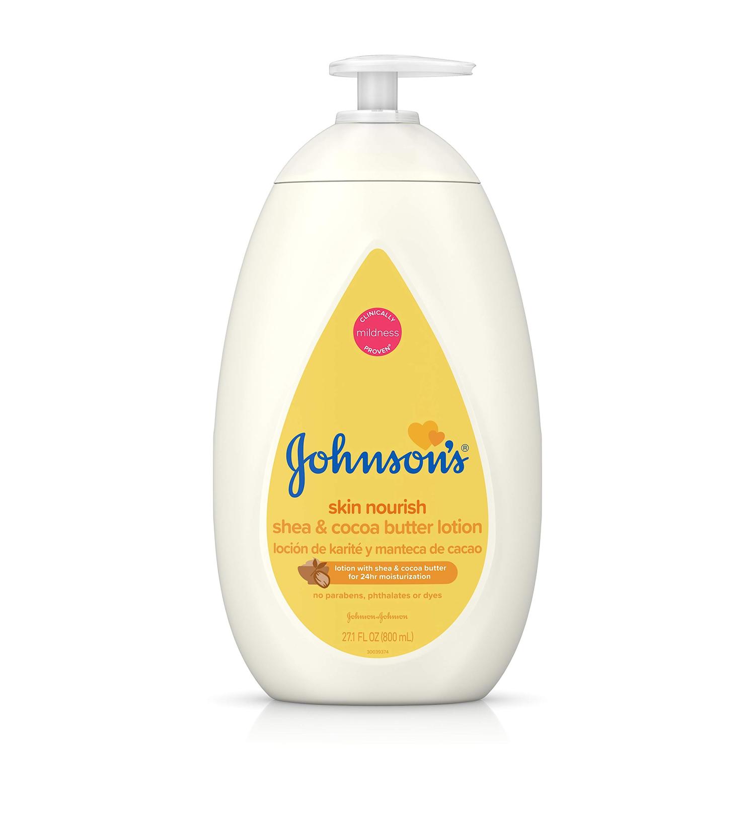 Johnson's Moisturizing Dry Skin Baby Lotion with Shea & Cocoa Butter - 27.1 fl. oz (Pack of 1) - Buy Online on GoSupps.com