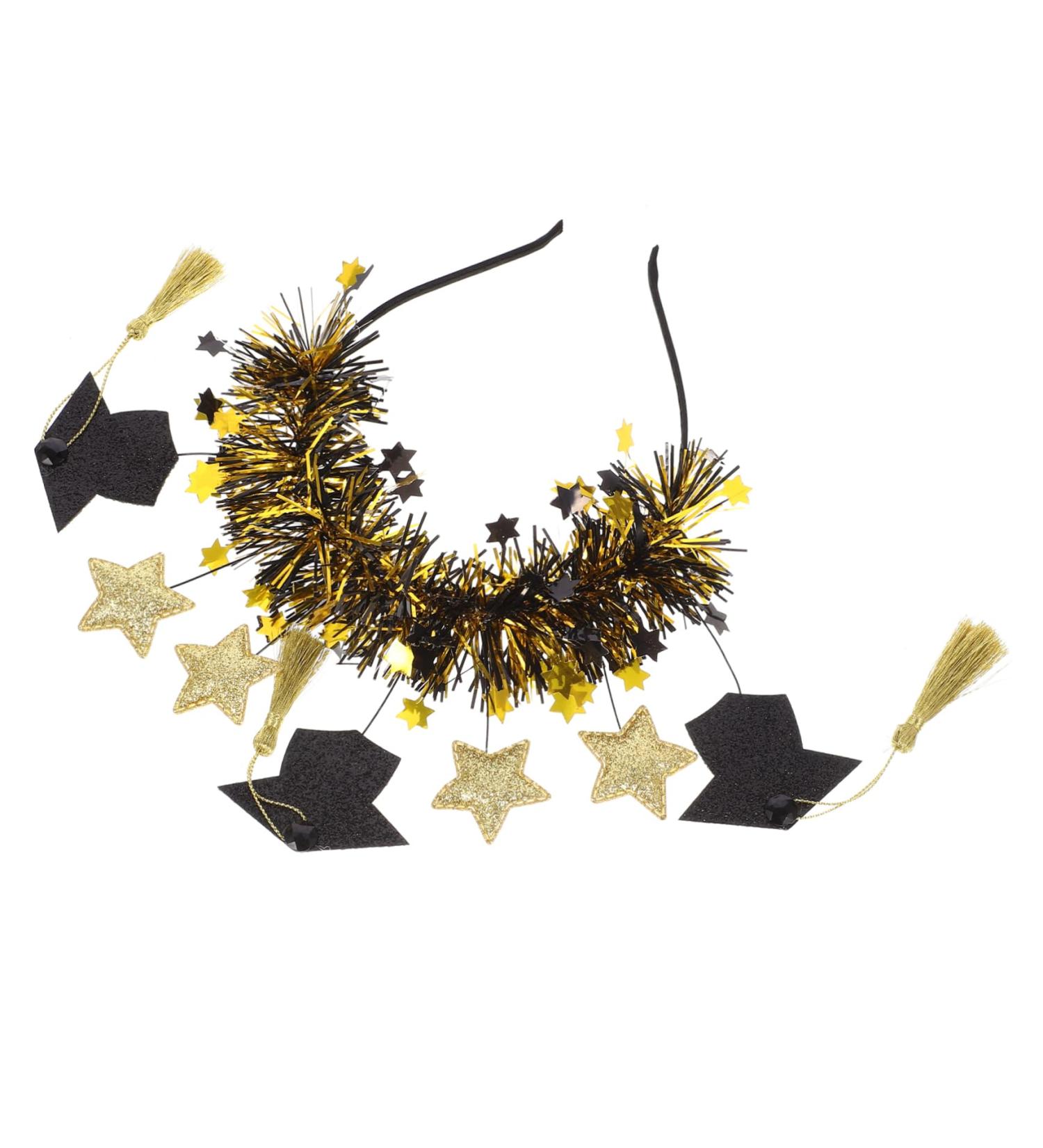 FRCOLOR Headband Graduate Cap Bopper Graduation Headdress Graduation Hair Accessories Graduation Hat Decoration Set Graduation Cap Hair Band 2024 Graduation Head Jewellery Bachelor Cap Hair Band - Buy Online on GoSupps.com