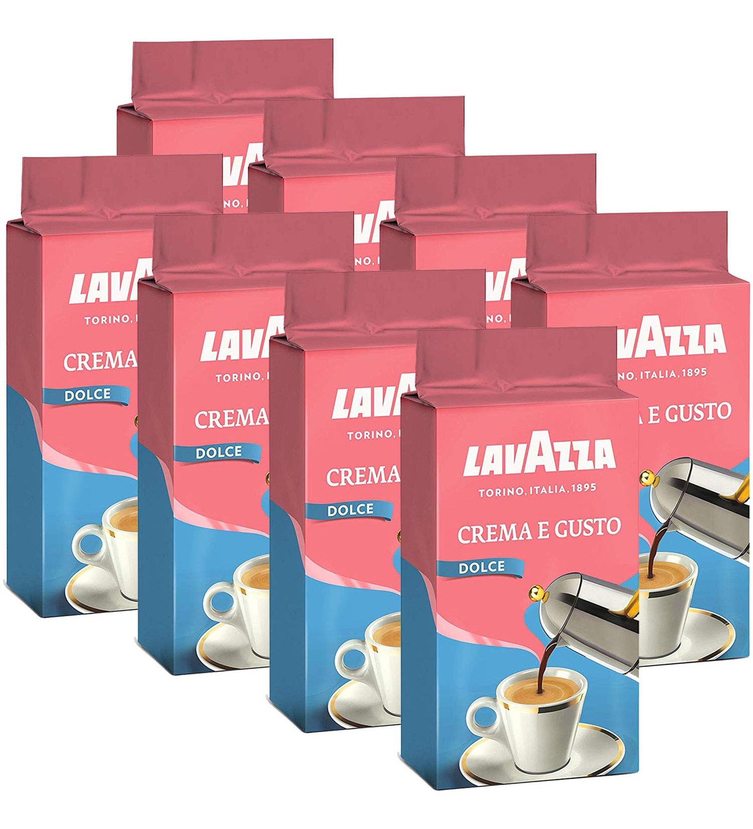 Lavazza Crema e Gusto Dolce Caf Moulu 8x 250g - Buy Online on GoSupps.com