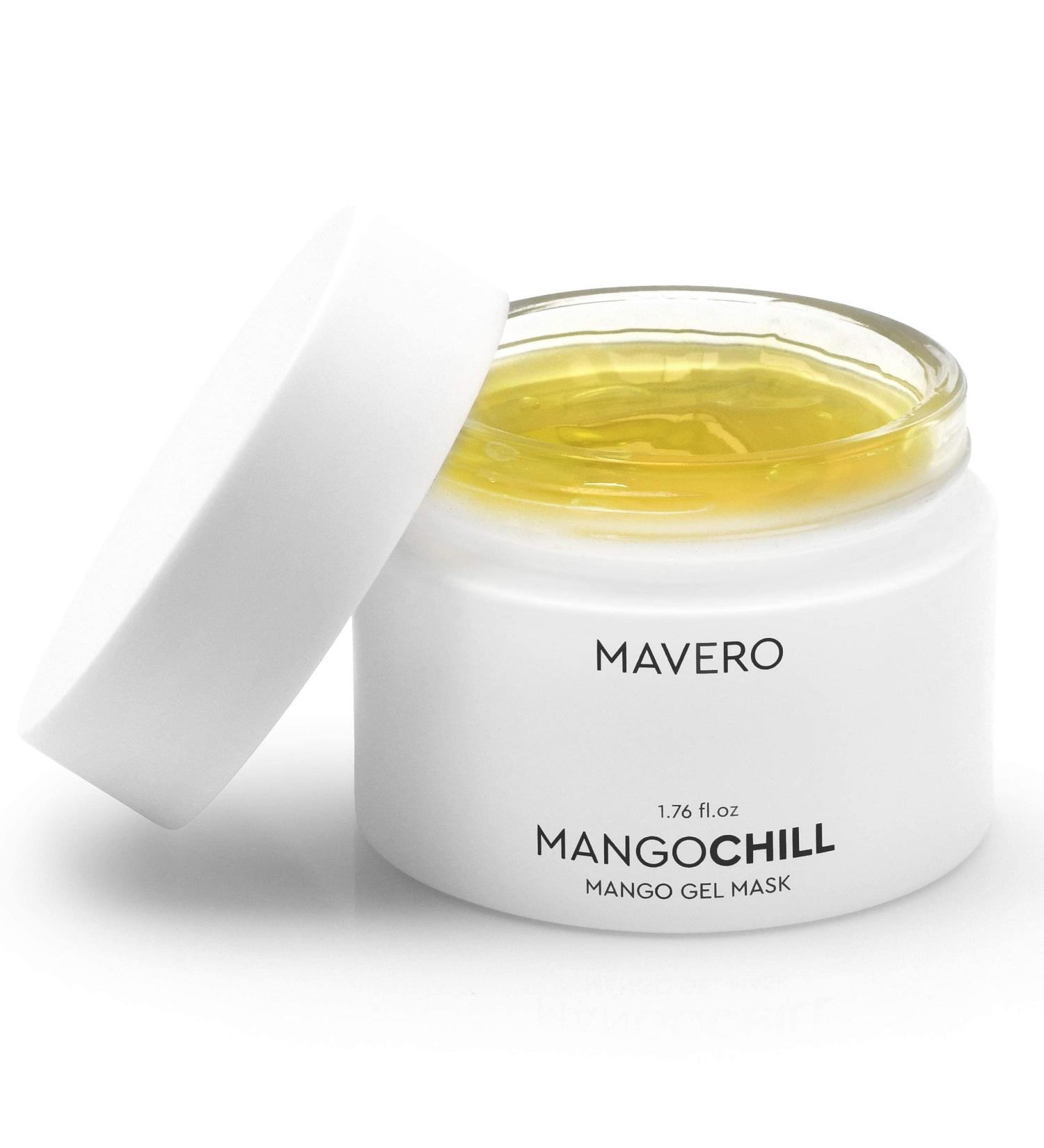 Mavero Mangochill Vitamin C Facial Mask | Acne & Pimple Relief | Nourishing Mango Extracts for Radiant Skin | Best Facial Care for Dull and Blackling Skin - Buy Online on GoSupps.com