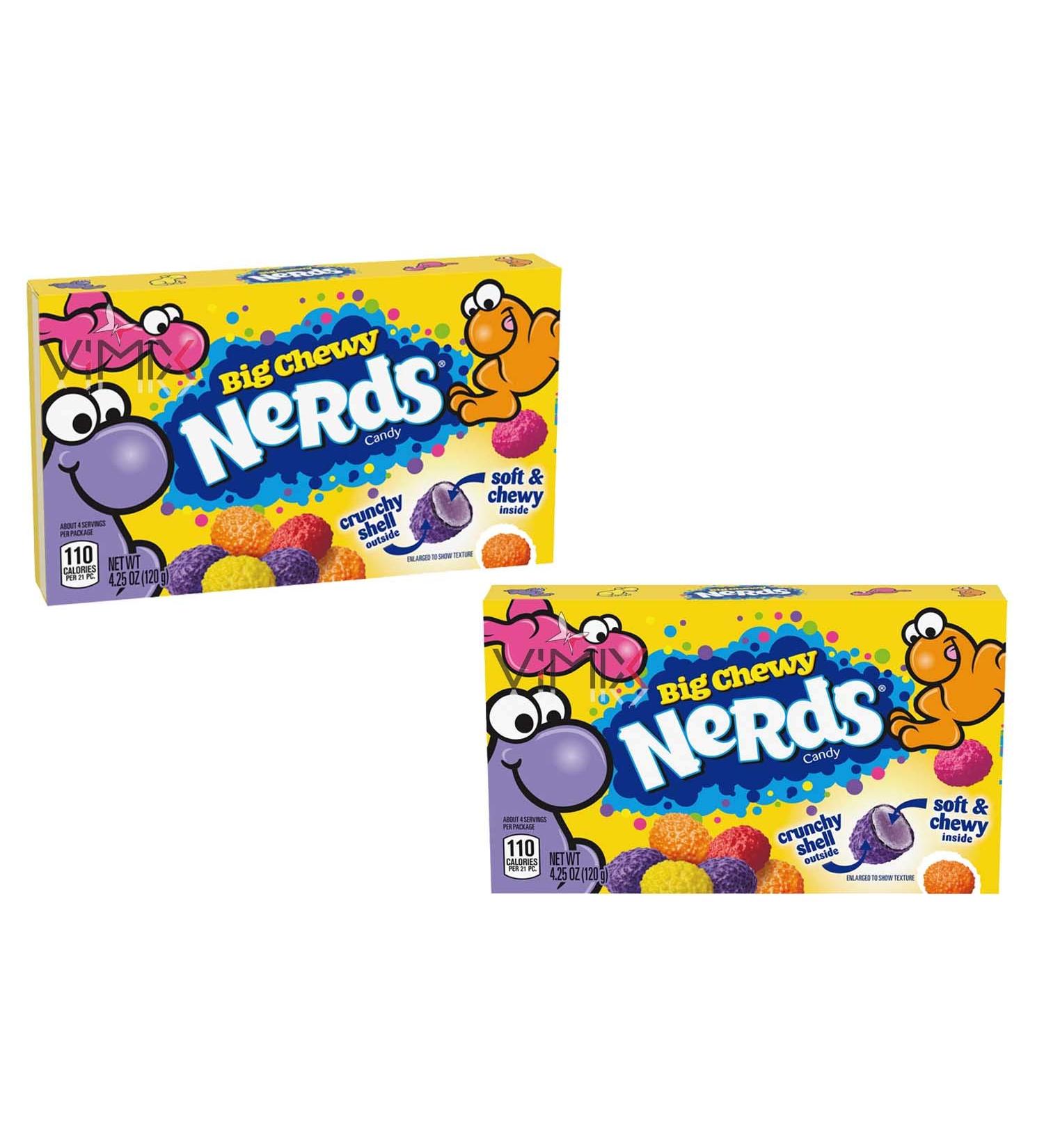 Big Chewy NERDS Soft Crunchy Candy Large Box American Sweets 2 x 120g - Buy Online on GoSupps.com
