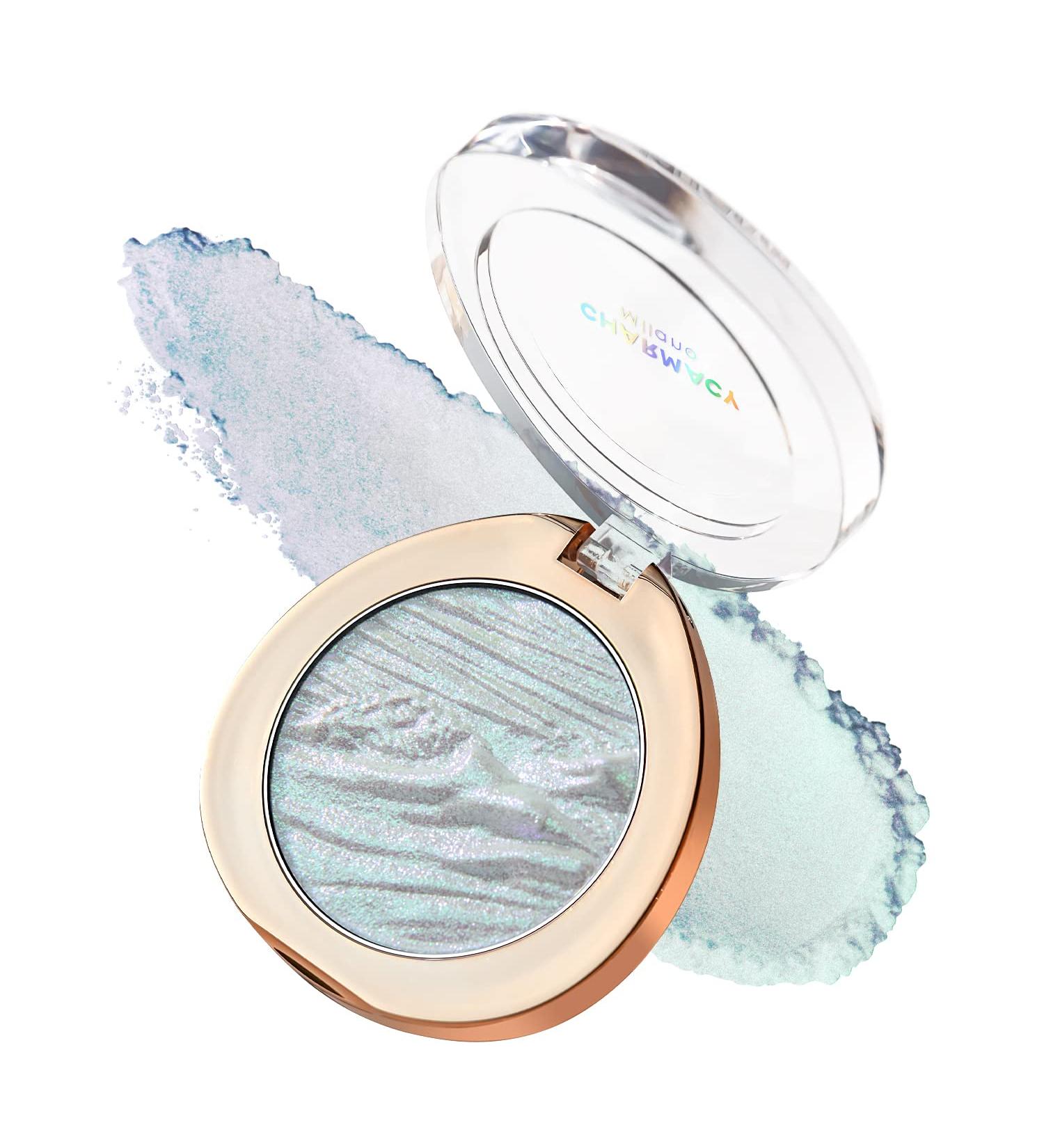 CHARMACY Chameleon Glitter Highlighter Palette - Long Lasting, Cruelty-Free Illuminator for Face Contouring - 4.20g (Pack of 1) - Buy Online on GoSupps.com