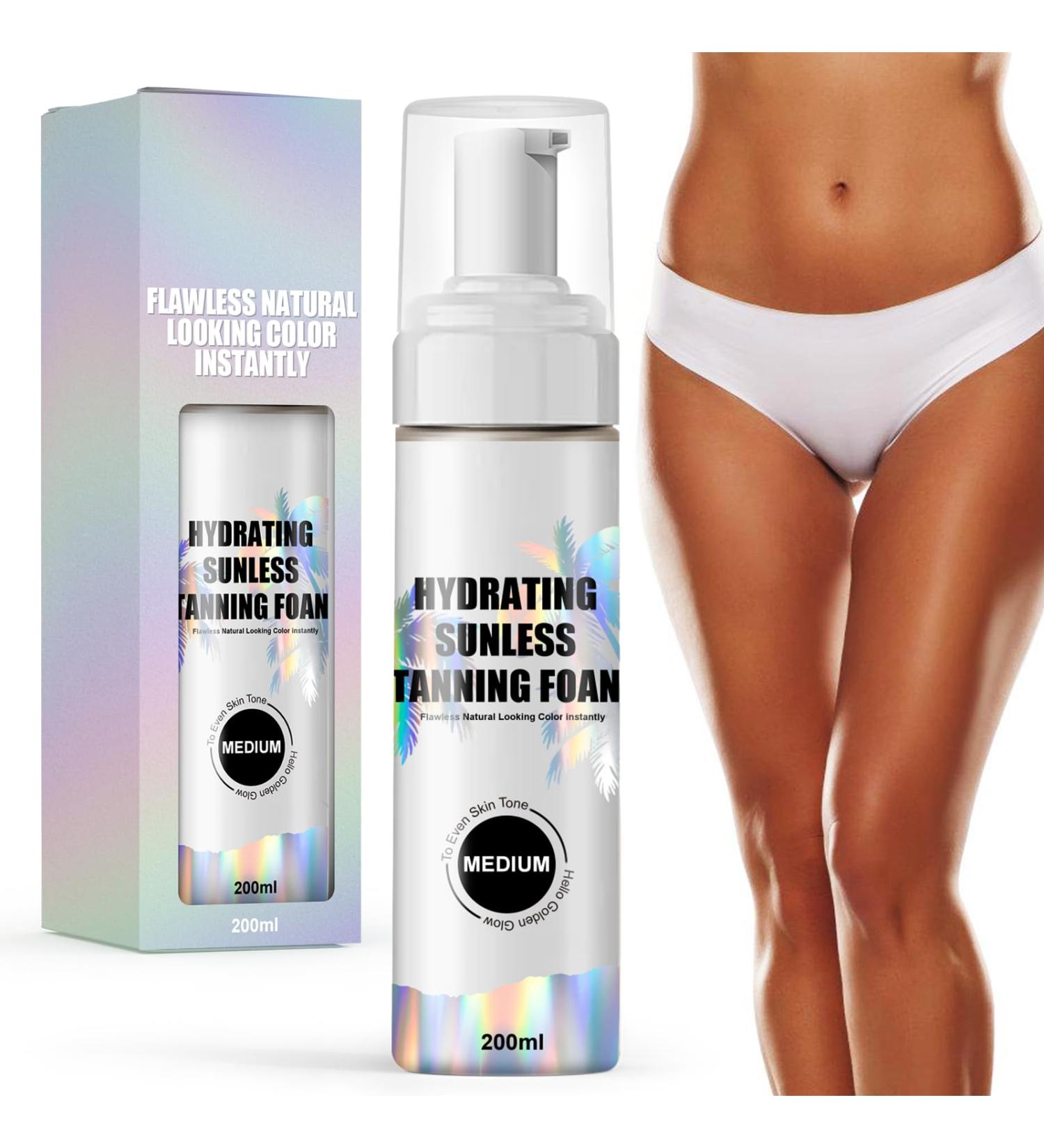 200 ml Hydrating Self-Tanning Foam Self Tan Foam Self Tanning Face and Body Natural Bronzer for a Rich Long Lasting Tan - Buy Online on GoSupps.com