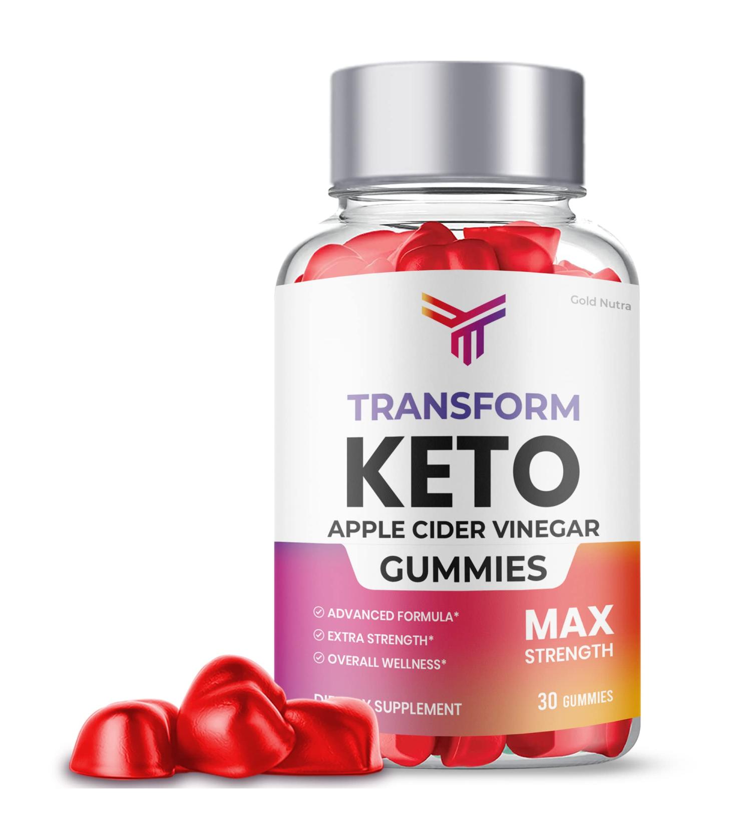 Transform Keto ACV Gummies - Max Strength Advanced Weight Management (1 Bottle) - Buy Online on GoSupps.com