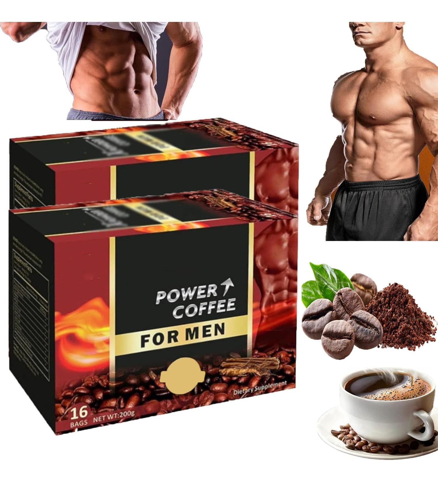 X-Power Coffee pour hommes caf puissant pour hommes caf noir pour hommes caf en poudre pour hommes forts (2 bo tes) - Buy Online on GoSupps.com