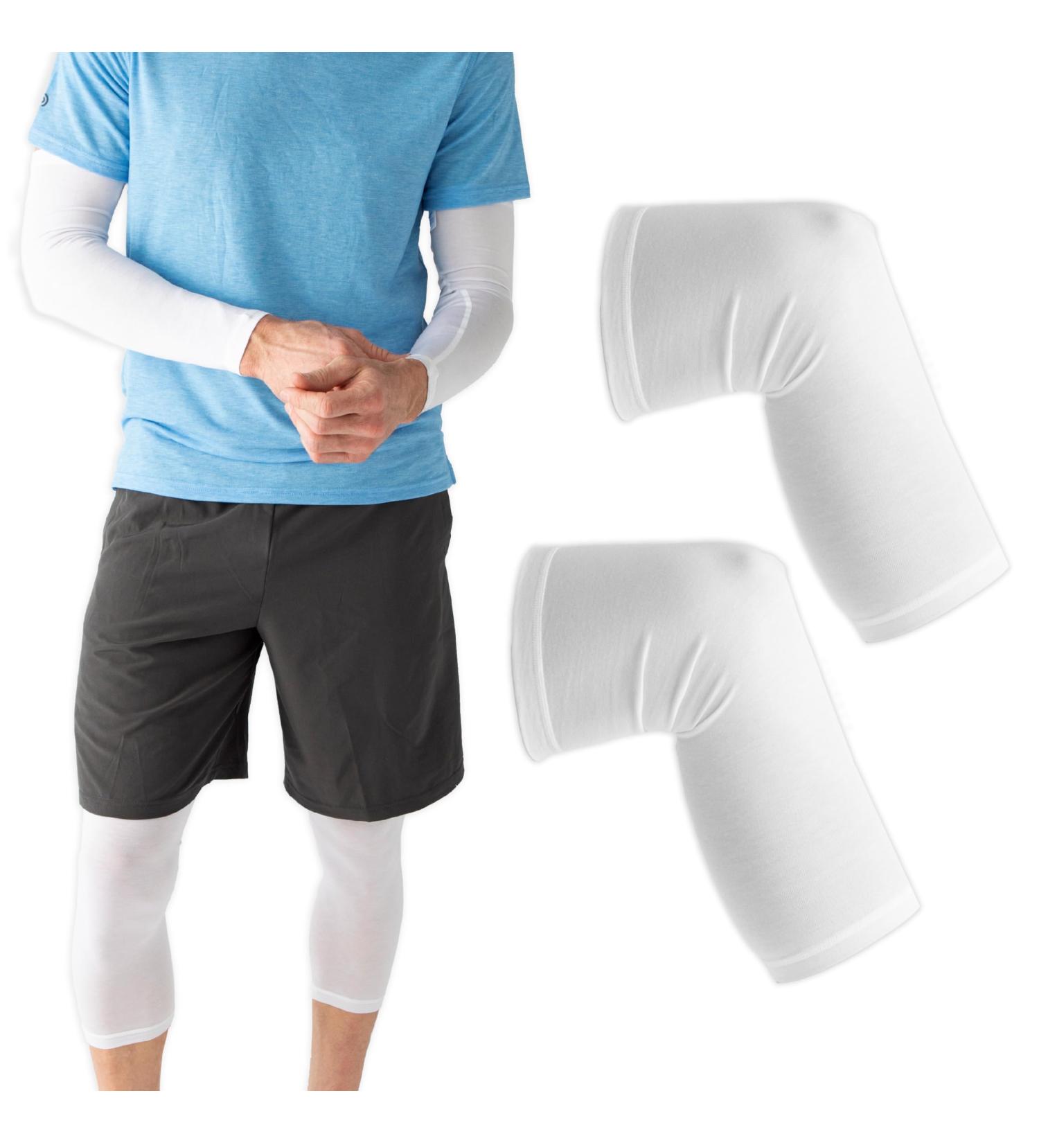 Wrap-E-Soothe AD Rescuewear Eczema Arm and Leg Sleeves - Nighttime Comfort for Adults and Teens - Breathable Leg and Arm Wrap - Eczema Itch Relief - Ultra-Soft and Soothing TENCEL Fabric (Small) - Buy Online on GoSupps.com