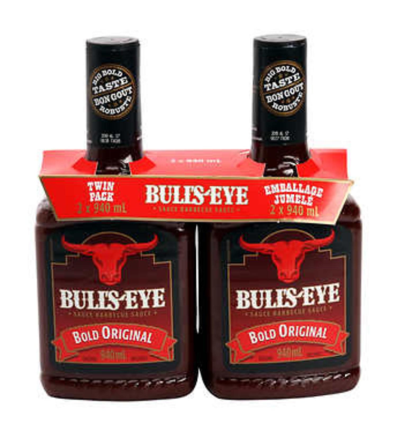 Kraft Heinz Food Bullseye BBQ Sauce 1.88 L Bottle 1463 g Pack of 2