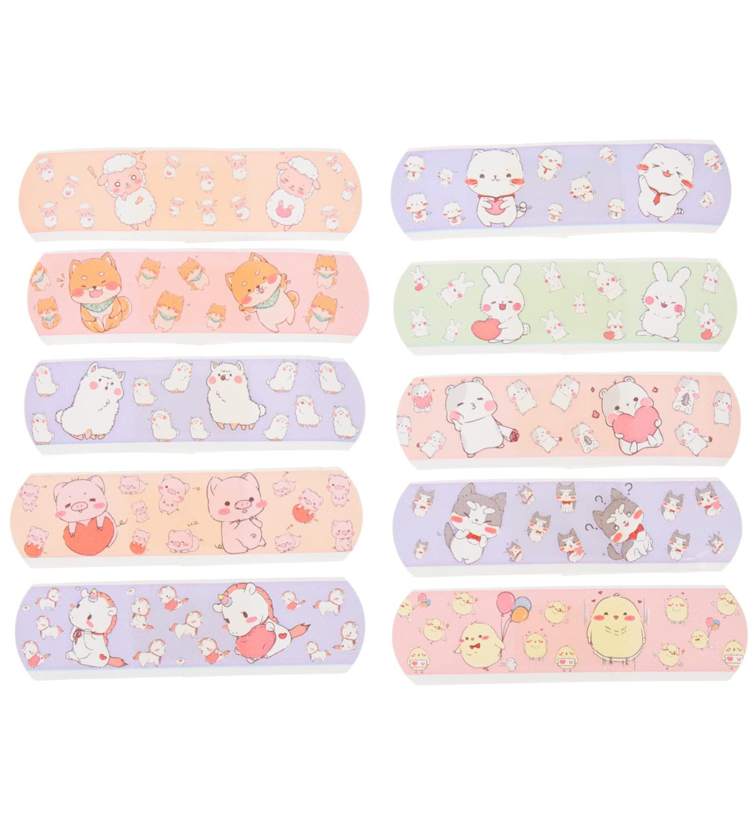 120PCs Cute Cartoon Adhesive Bandages for Kids - First Aid Emergency Kit by SUPVOX - Buy Online on GoSupps.com