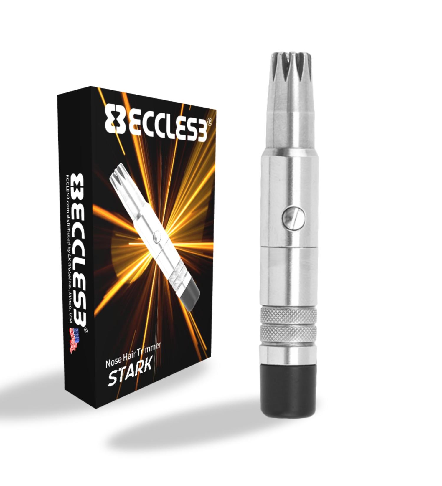 ECCLES3 Stark Manual Nose Hair Trimmer | Battery-Free Wet/Dry Easy to Clean Improved Rotating Blades - International Shipping Available - Buy Online on GoSupps.com