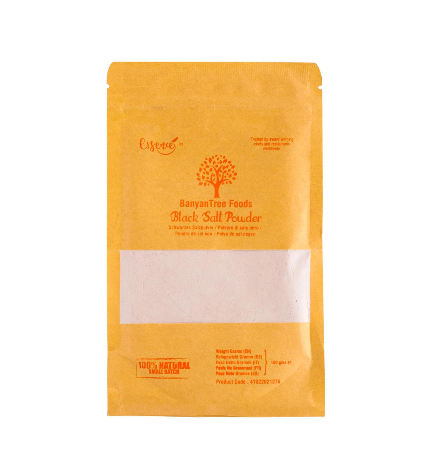 BanyanTree Foods BanyanTree Foods Black Salt Powder (Kala Namak) 100g All Natural Indian Origin | Dye Free | Gluten Free Ingredients | Vega