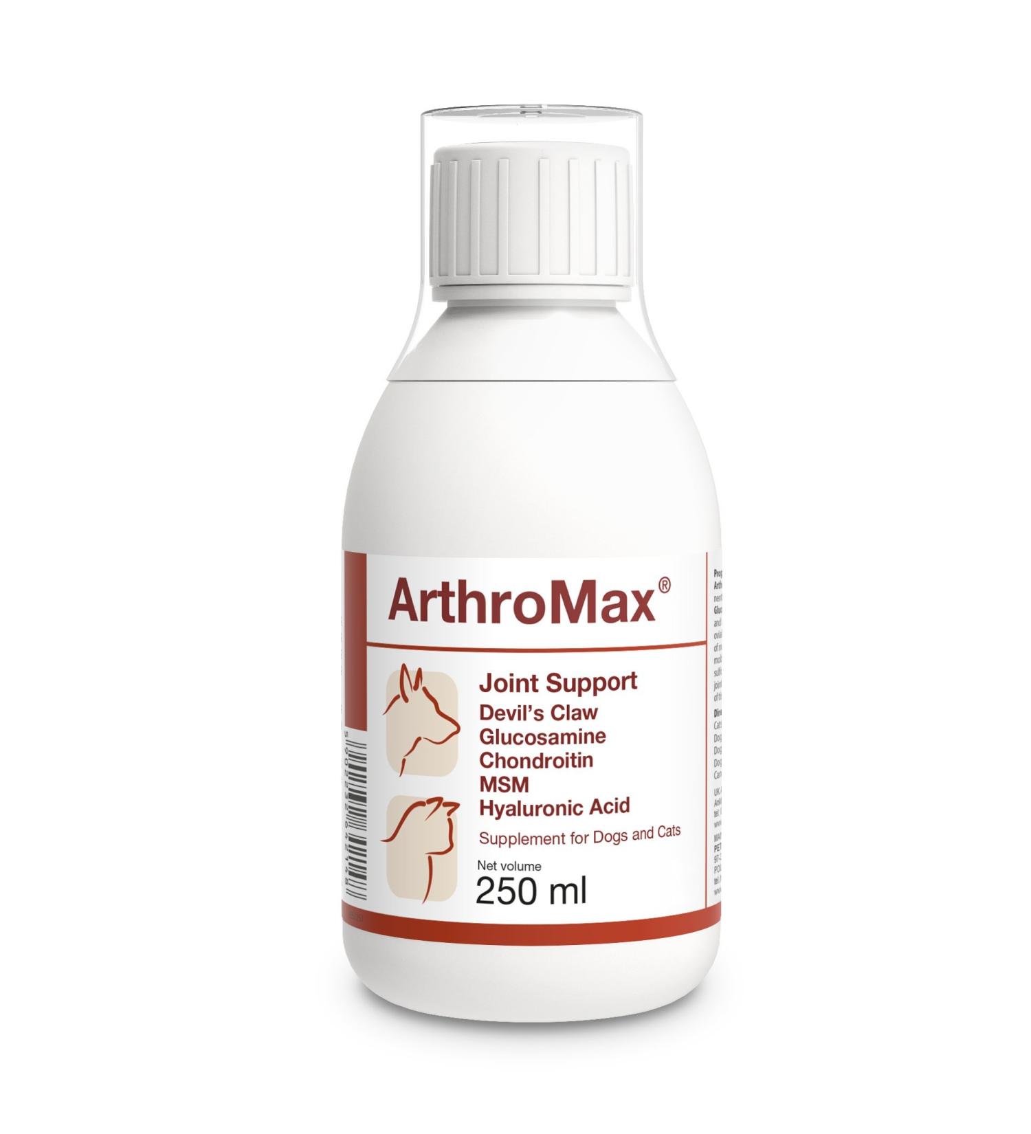 PETS Dolfos ArthroMax 250ml Liquid Joint Supplement for Cats and Dogs