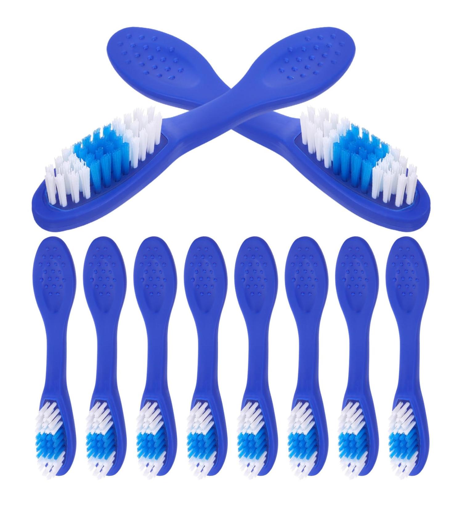 Minkissy 10-Pack Soft Prison Toothbrushes - Travel-Friendly Wear-Resistant Mini Brushes for Gentle Cleaning - Buy Online on GoSupps.com