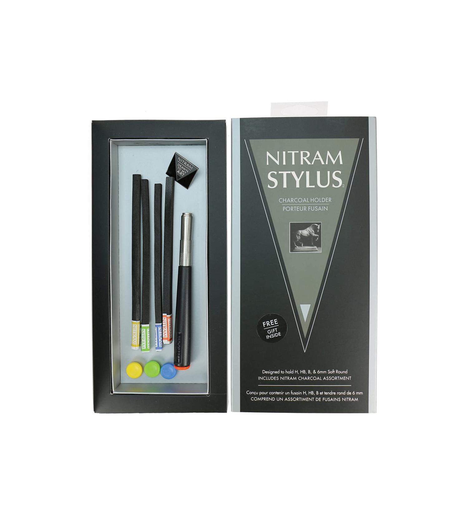 Nitram 700334 Charcoal - Premium Artist Charcoal for Professional Drawing and Sketching - Buy Online on GoSupps.com
