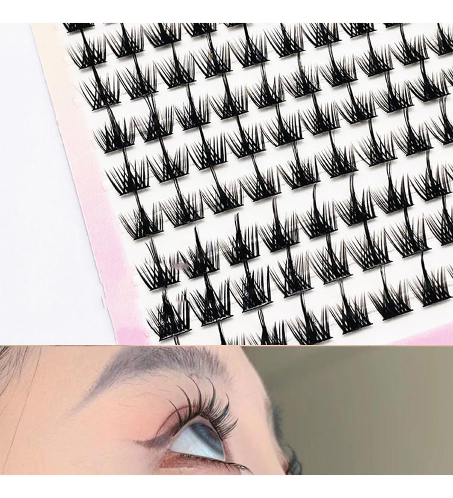 Individual Lashes Cluster Lashes Extension 11 12 13mm C Curl 0.07mm Lash Clusters Wide Stem Individual Eyelashes Clusters DIY Eyelashes Extensions - Buy Online on GoSupps.com
