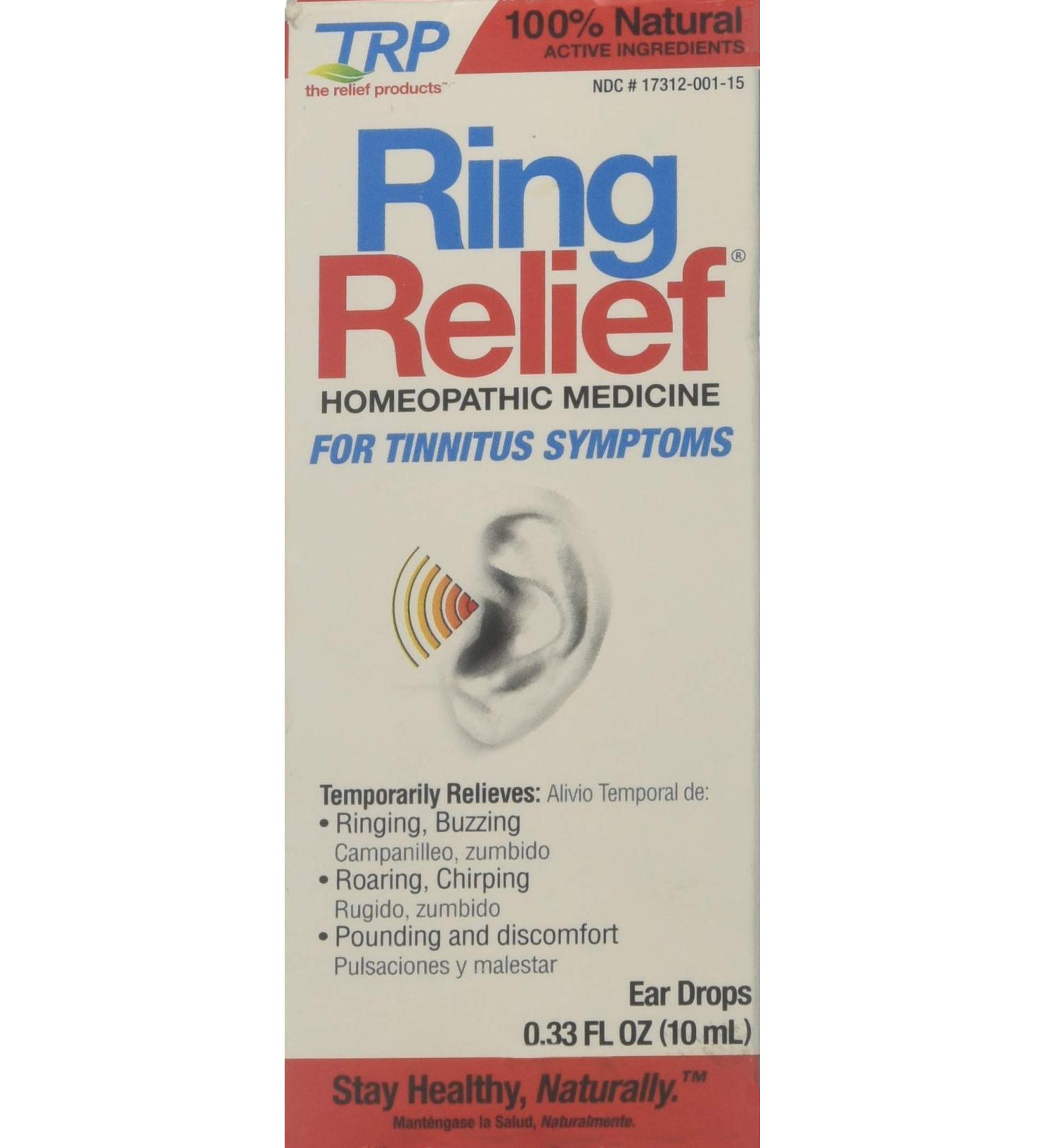 Ring Relief Ear Drops 0.33 oz - Soothes and Relieves Ear Discomfort - Buy Online on GoSupps.com