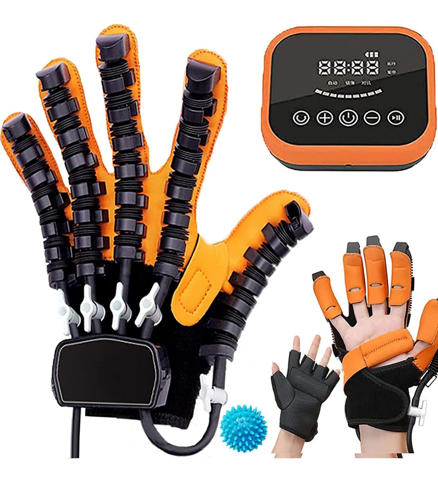 Rehabilitation Robot Gloves Patients with Hand Dysfunction to Conduct Independent Rehabilitation Training Stroke Hand Splint Finger Orthosis(Size:L Color:Left) Large Left - Buy Online on GoSupps.com