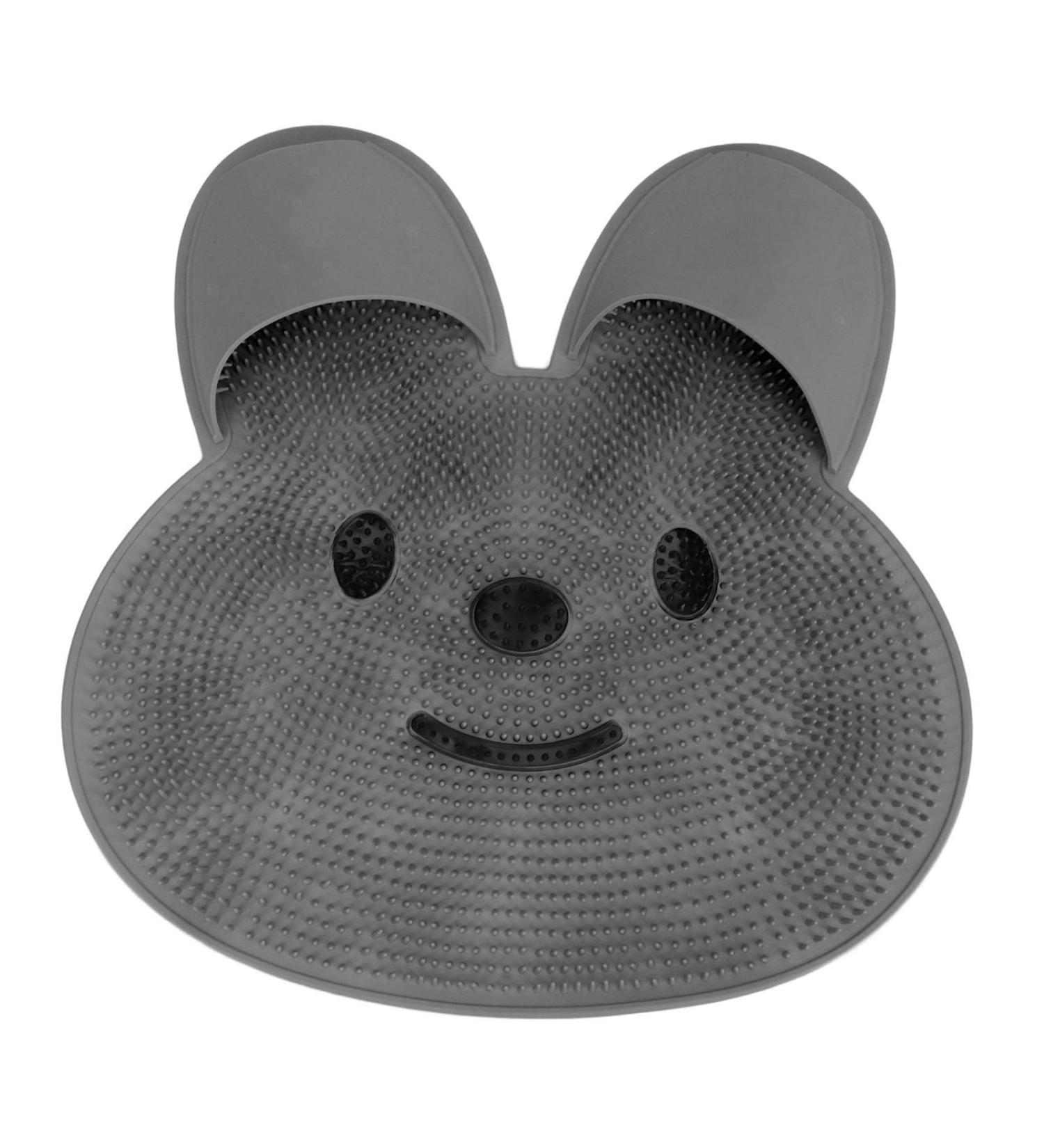 Silicone Foot Rubber Mat for Tired Feet Relieves Fatigue Exfoliates Skin & Massages in Shower - Gray - Buy Online on GoSupps.com