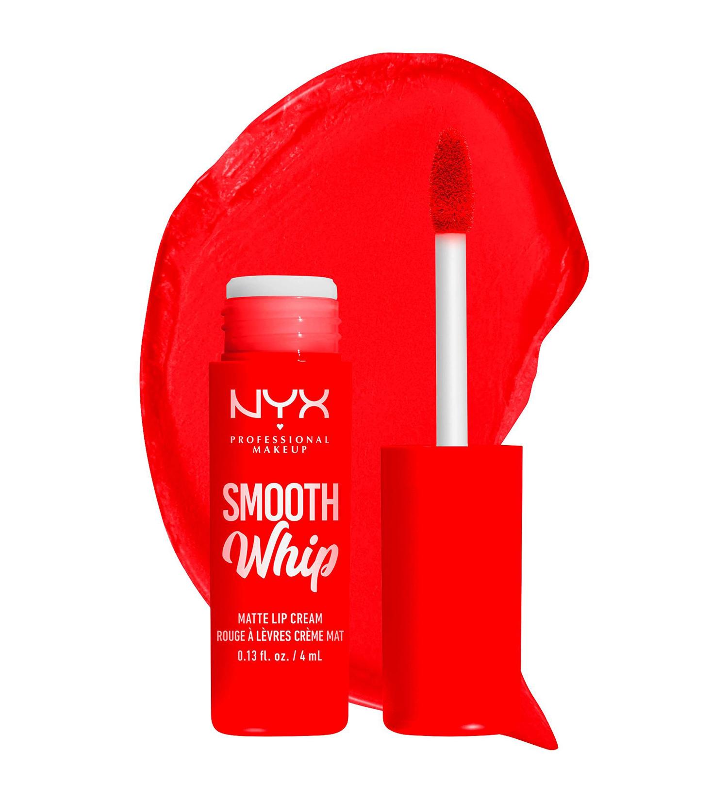 NYX Professional Makeup Liquid Lipstick - Matt Finish Icing on Top 12 | Moisturizing with Shea & Cocoa Butter | Bold Color for All Skin Types - Buy Online on GoSupps.com