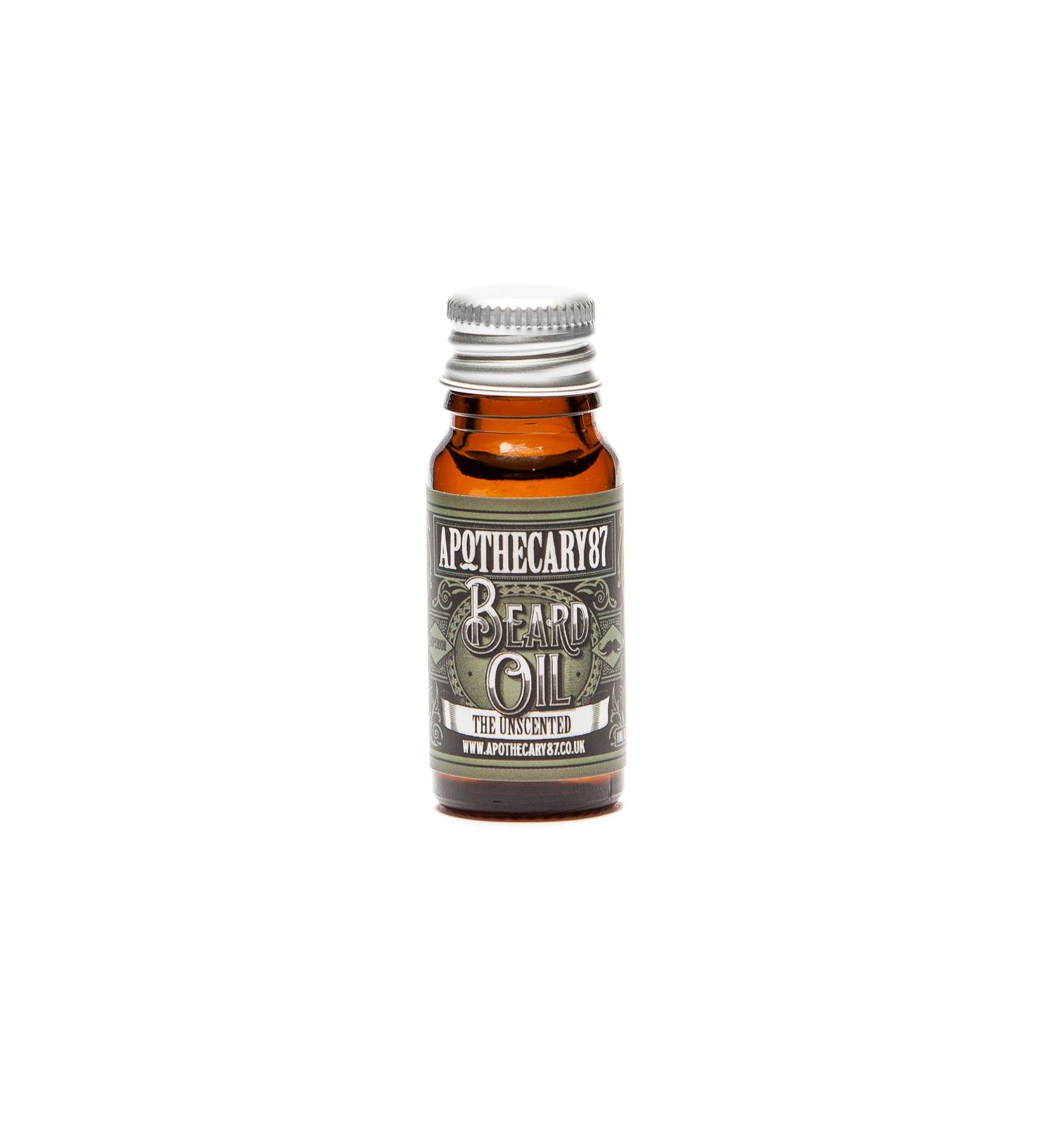 Apothecary 87 Odorless Beard Oil 10ml - Premium Beard Care for Men - International Shipping Available - Buy Online on GoSupps.com