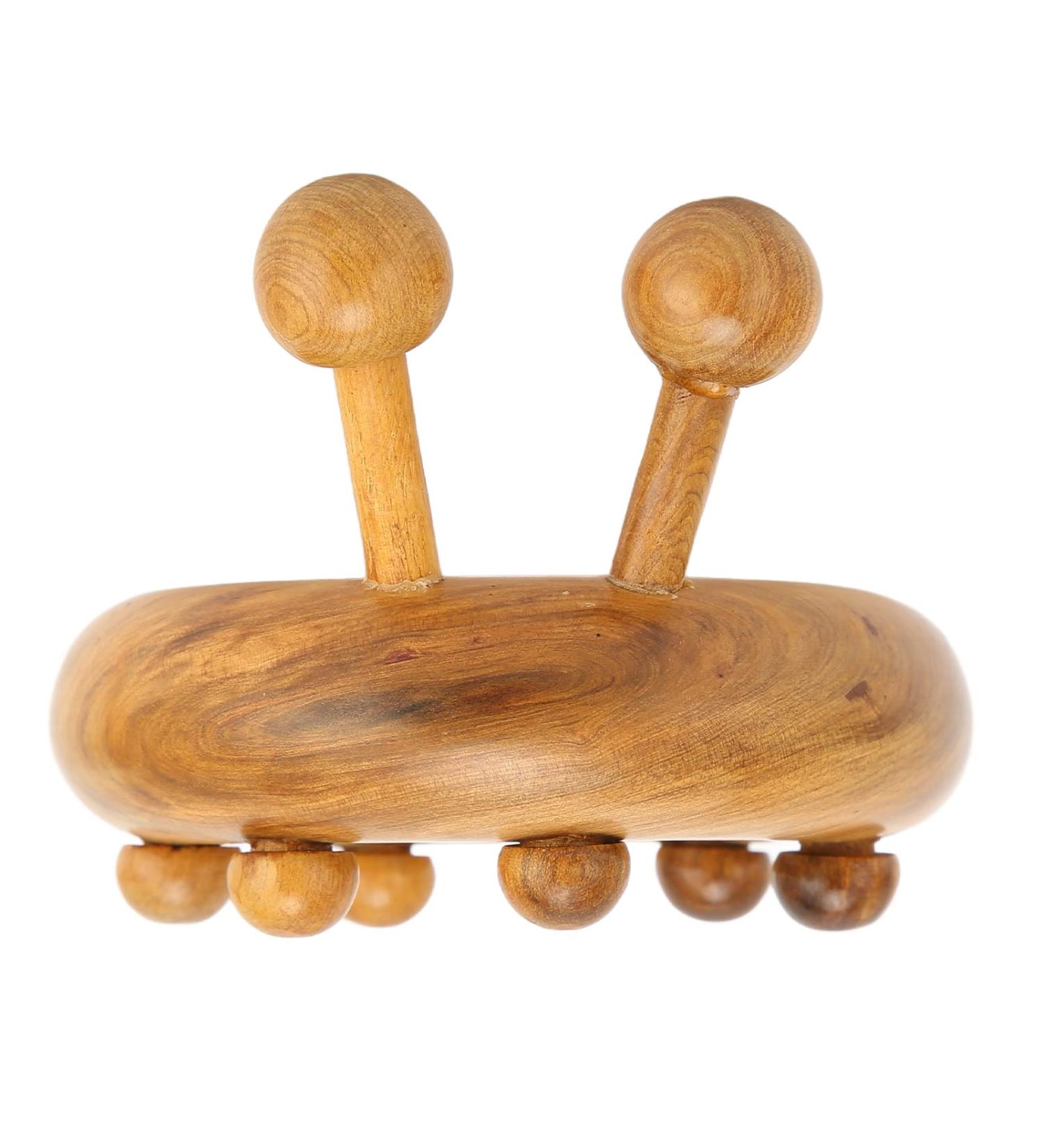 Restokki Wood Roll - Effective Wood Therapy Massage Device for Body and Foot Fat Reduction - Buy Online on GoSupps.com