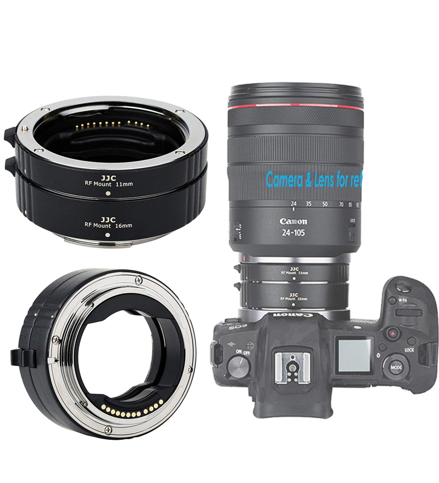 JJC Canon RF Auto Focus Extension Tubes for EOS R R5 R6 Ra RP - 11mm + 16mm Macro Adapter - Buy Online on GoSupps.com