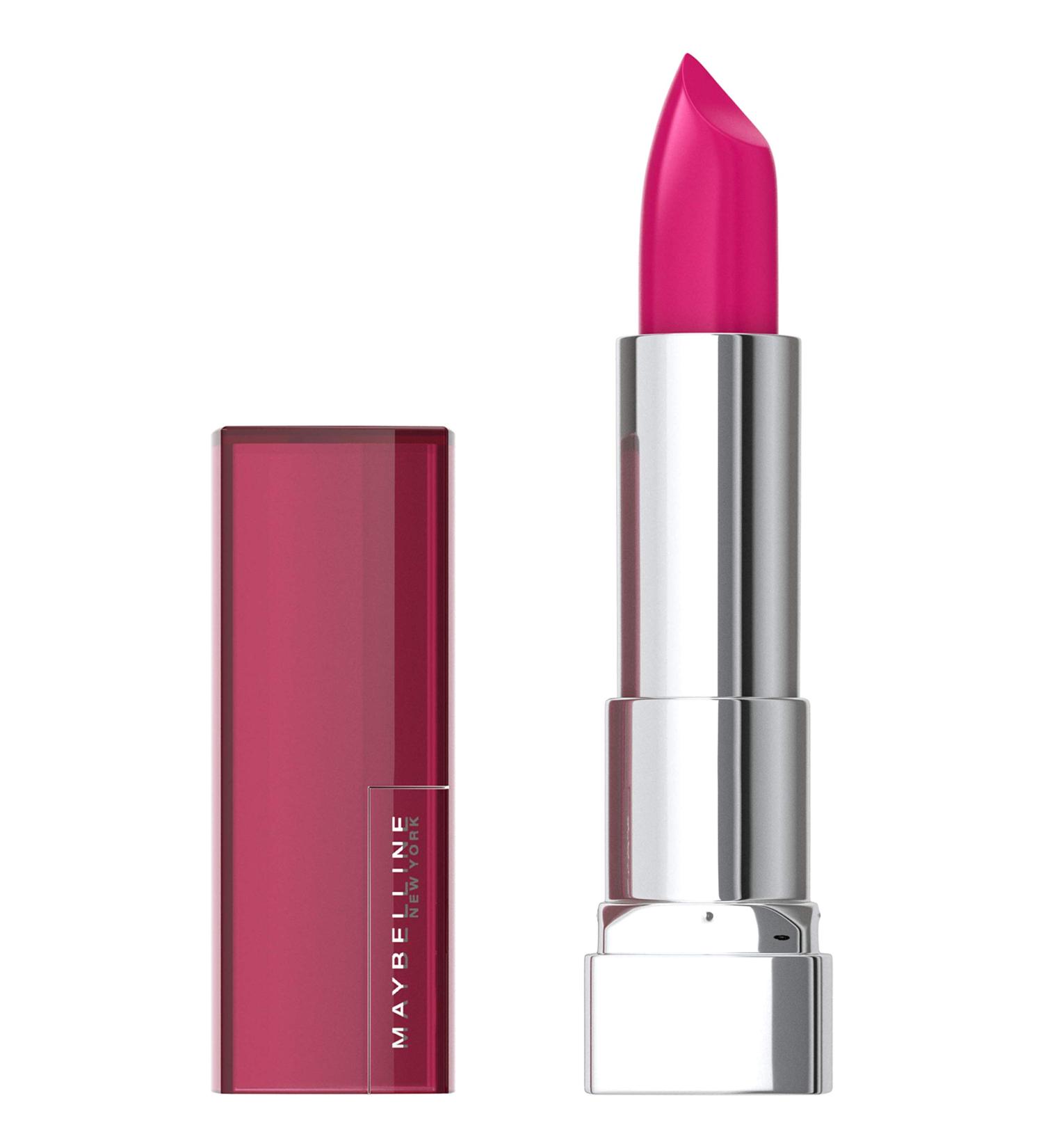 Maybelline Color Sensational Lipstick - Pink Thrill, Cream Finish, Hydrating Nude Lip Color - 0.15 oz - Buy Online on GoSupps.com
