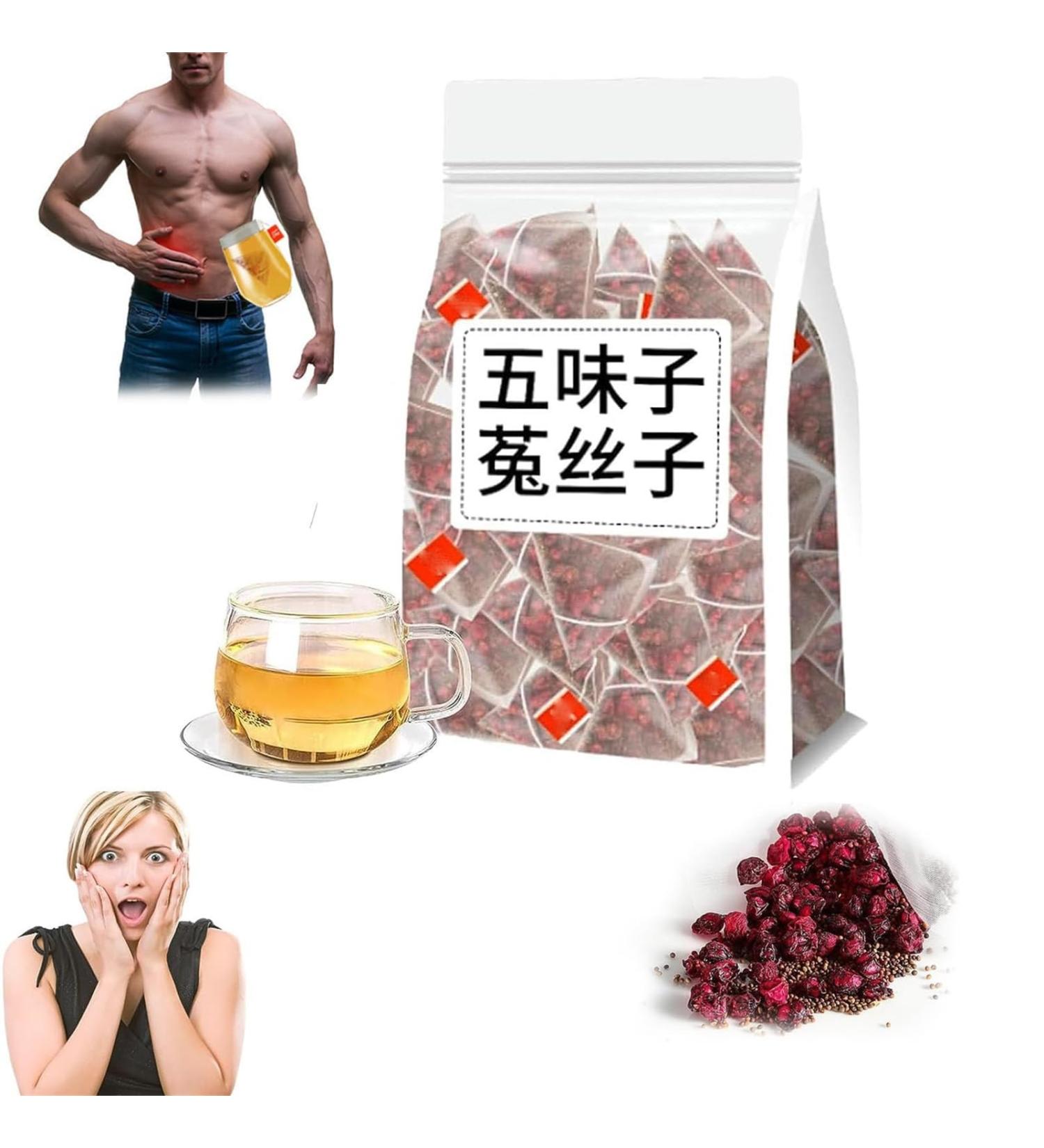  Men's Essentials Five Flavors Goji Berry Tea Five-Flavor Goji Berries Tea Five Flavors Wolfberry Tea Essentials Pure Chinese Herbal Tea for Men Chinese Herbal Medicine for Men (2Box) - Buy Online on GoSupps.com