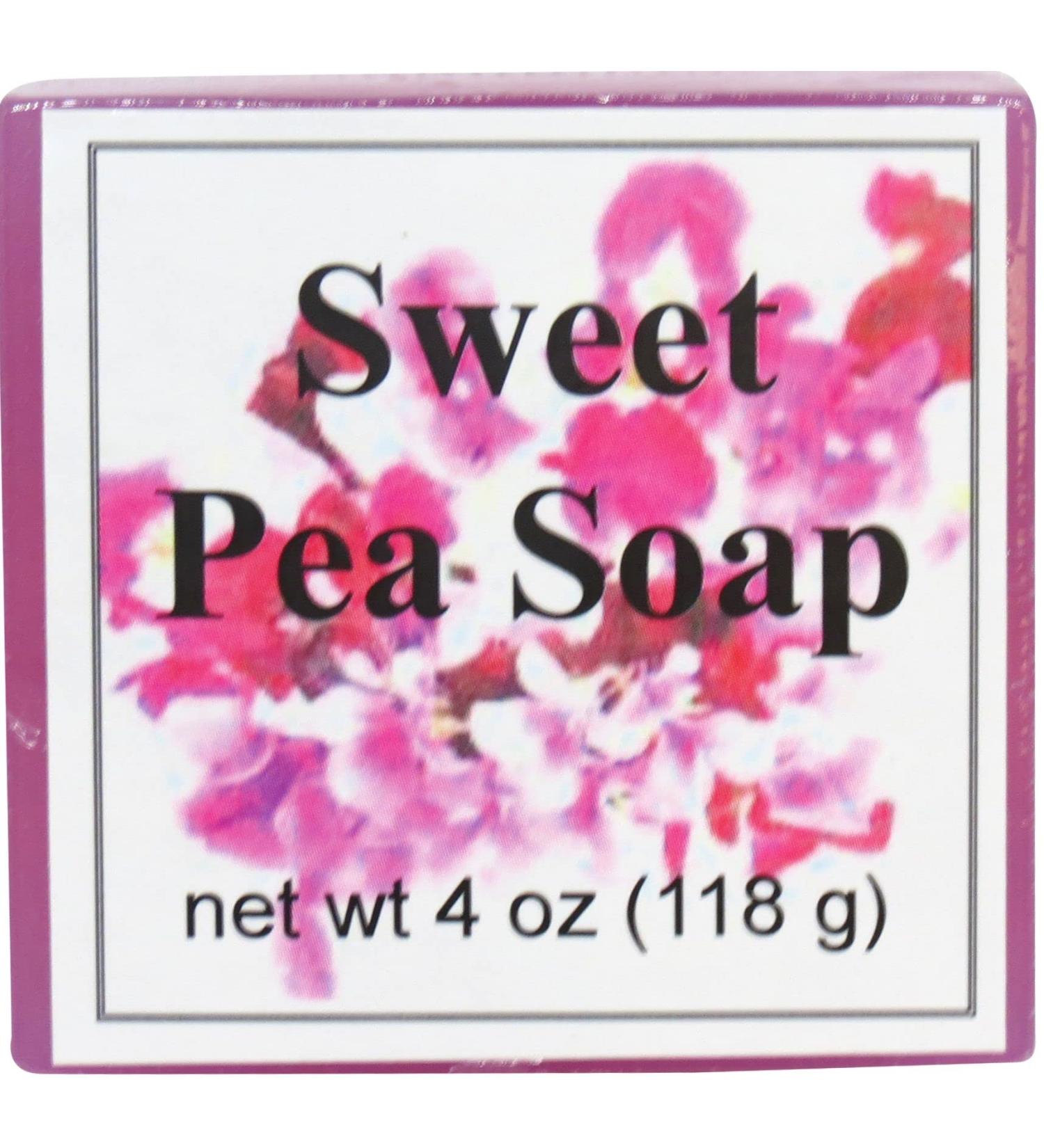 Sweet Pea Glycerin Soap - Eclectic Lady | 4 oz Bar for Luxurious Skin Care | International Shipping Available - Buy Online on GoSupps.com