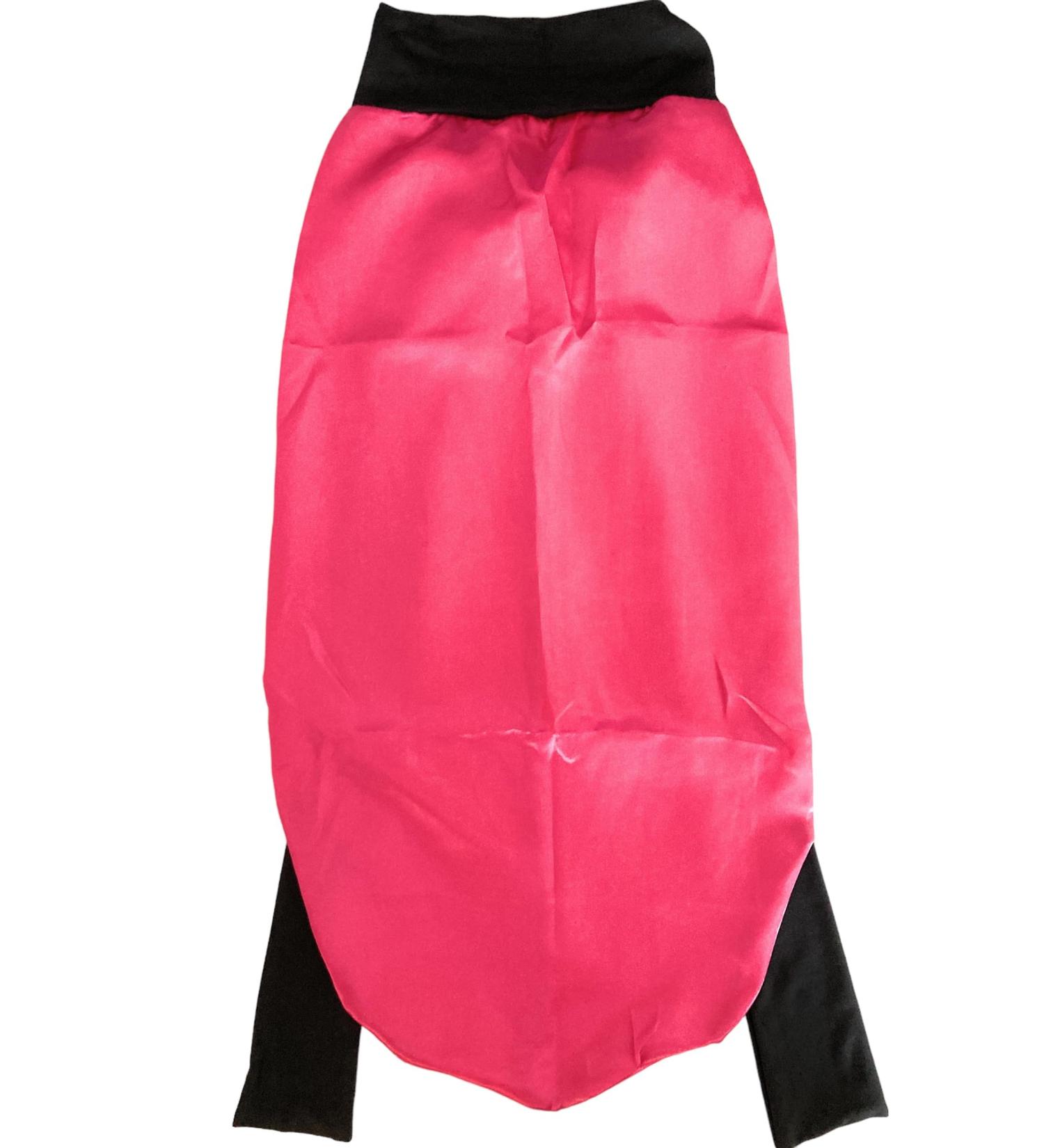 YUPs Long Silk Satin Adjustable Hair Bonnet for Long Hair | Hot Pink - Buy Online on GoSupps.com