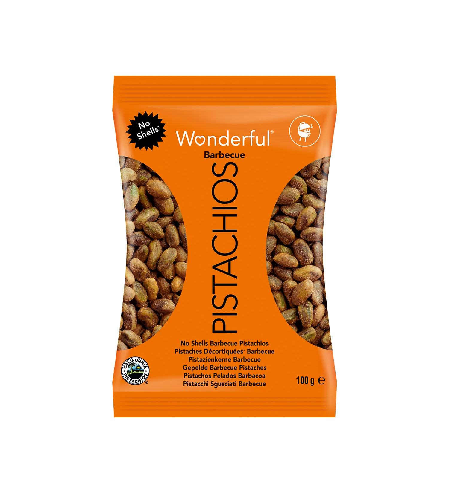 Wonderful Pistachios - Pistaches d cortiqu es saveur Barbecue 100 g - Buy Online on GoSupps.com