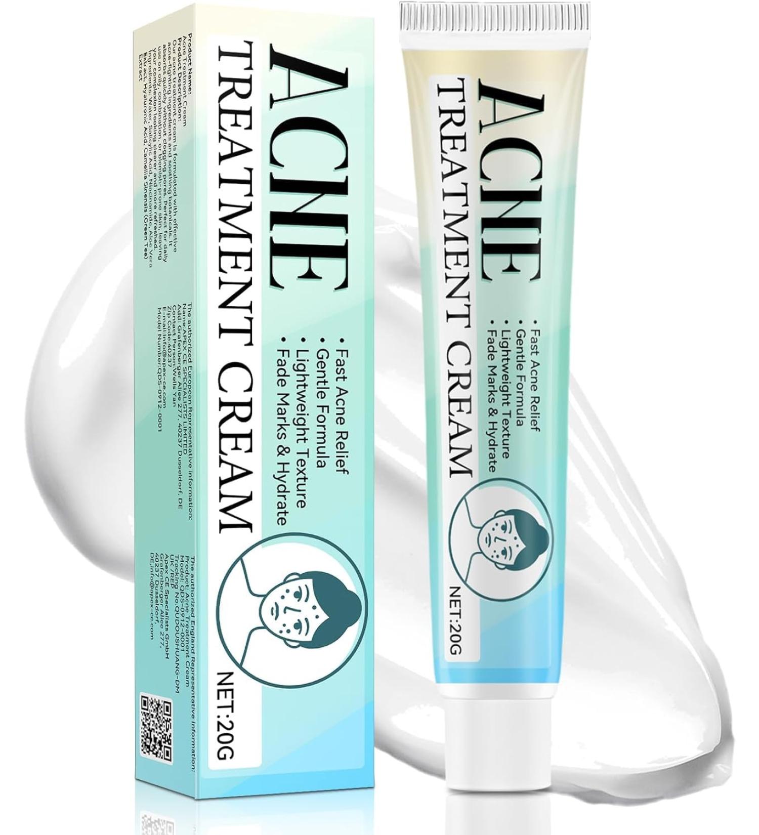 Cr me Anti Boutons Efficace Creme Bouton Visage Action Rapide Creme Acne Visage R duit les Imperfections Boutons et Points Noirs Convient Tous Types de Peau Soin Doux de la Peau - Buy Online on GoSupps.com