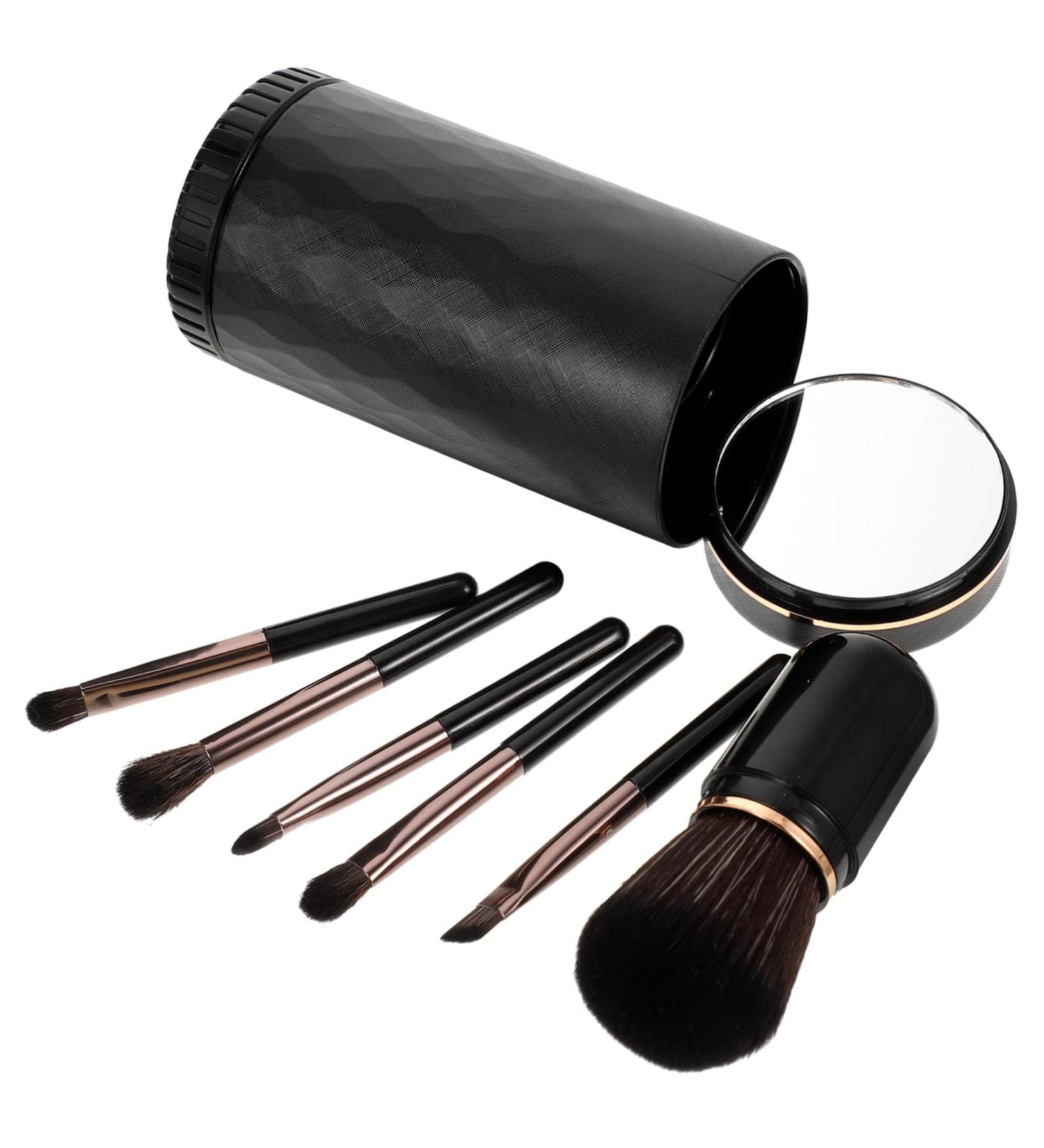 Buy Mikinona Makeup Brush Set - 1 Set with Holder & Lid | Travel-Friendly Cosmetic Organizer - Perfect for Vanity - Buy Online on GoSupps.com