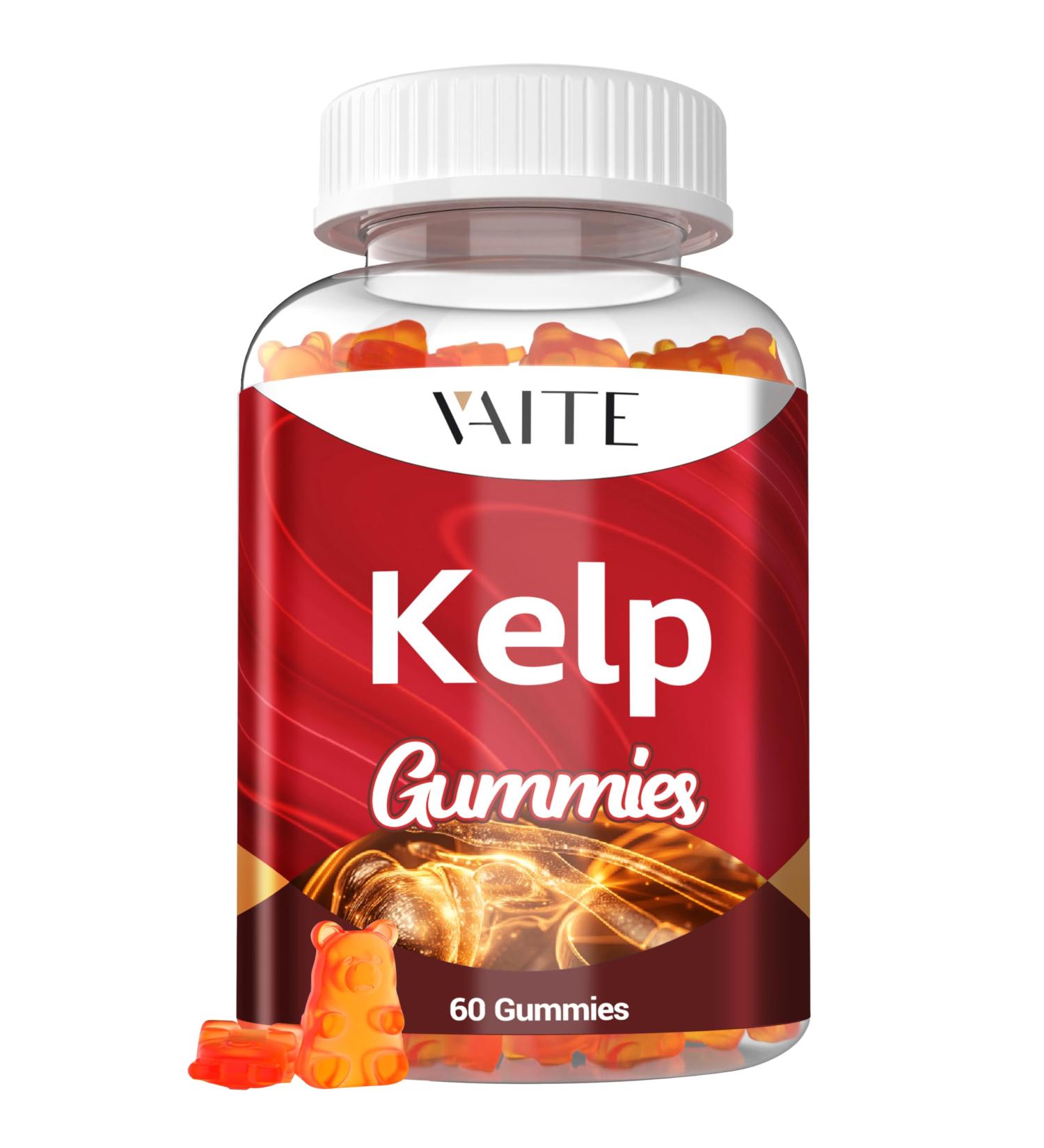 Kelp Supplement 1000mg Iodine Formula with Fucus Marine Trace Minerals Seaweed-Derived Plant-Based Gummies Vegan-Friendly Gluten-Free Non-GMO 60 Chewables for Women and Men Daily Use - Buy Online on GoSupps.com