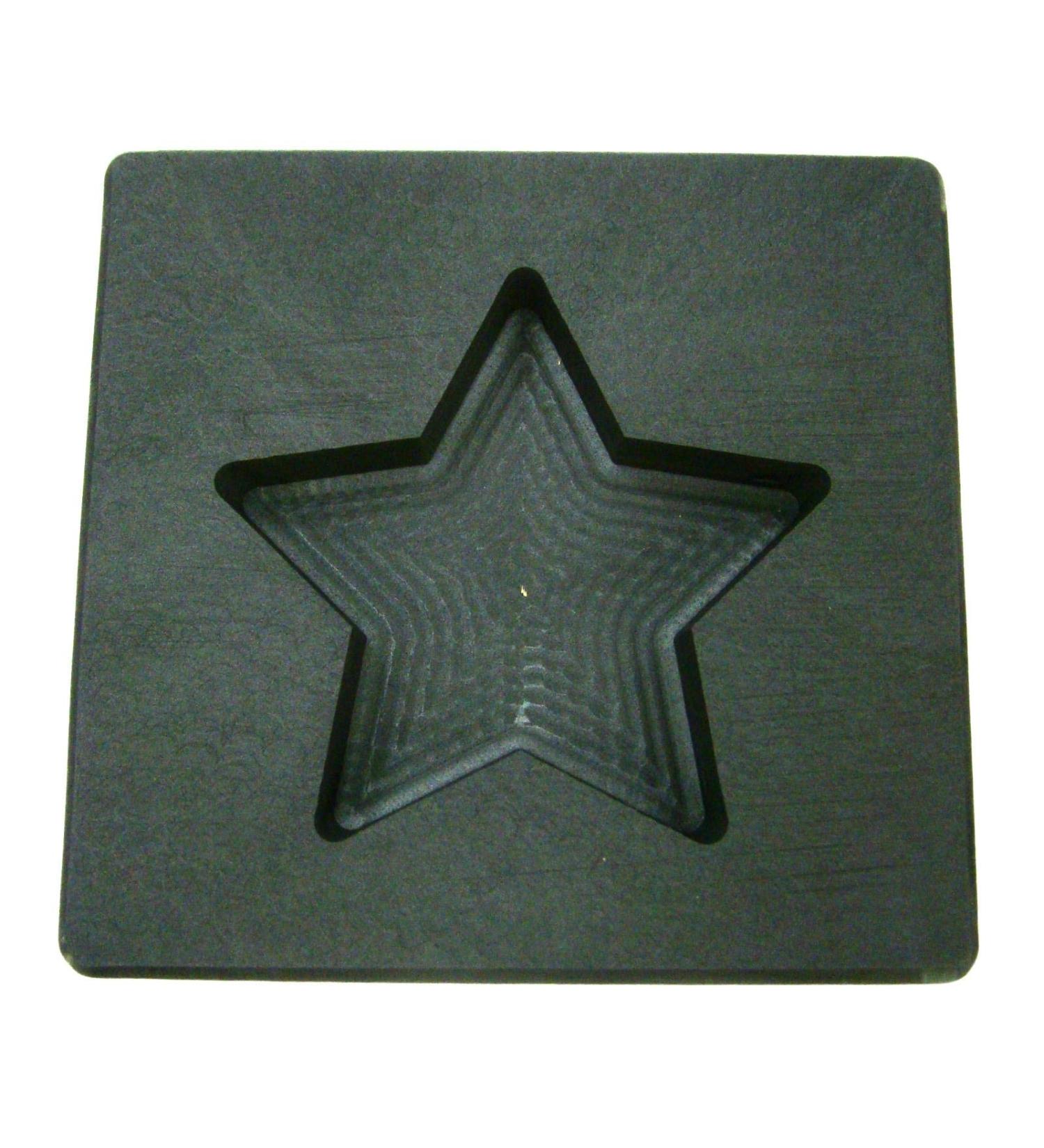 3 oz Gold Texas Star Shape High Density Graphite Mold + 1.5oz Silver Bar | USA Made - Buy Online on GoSupps.com