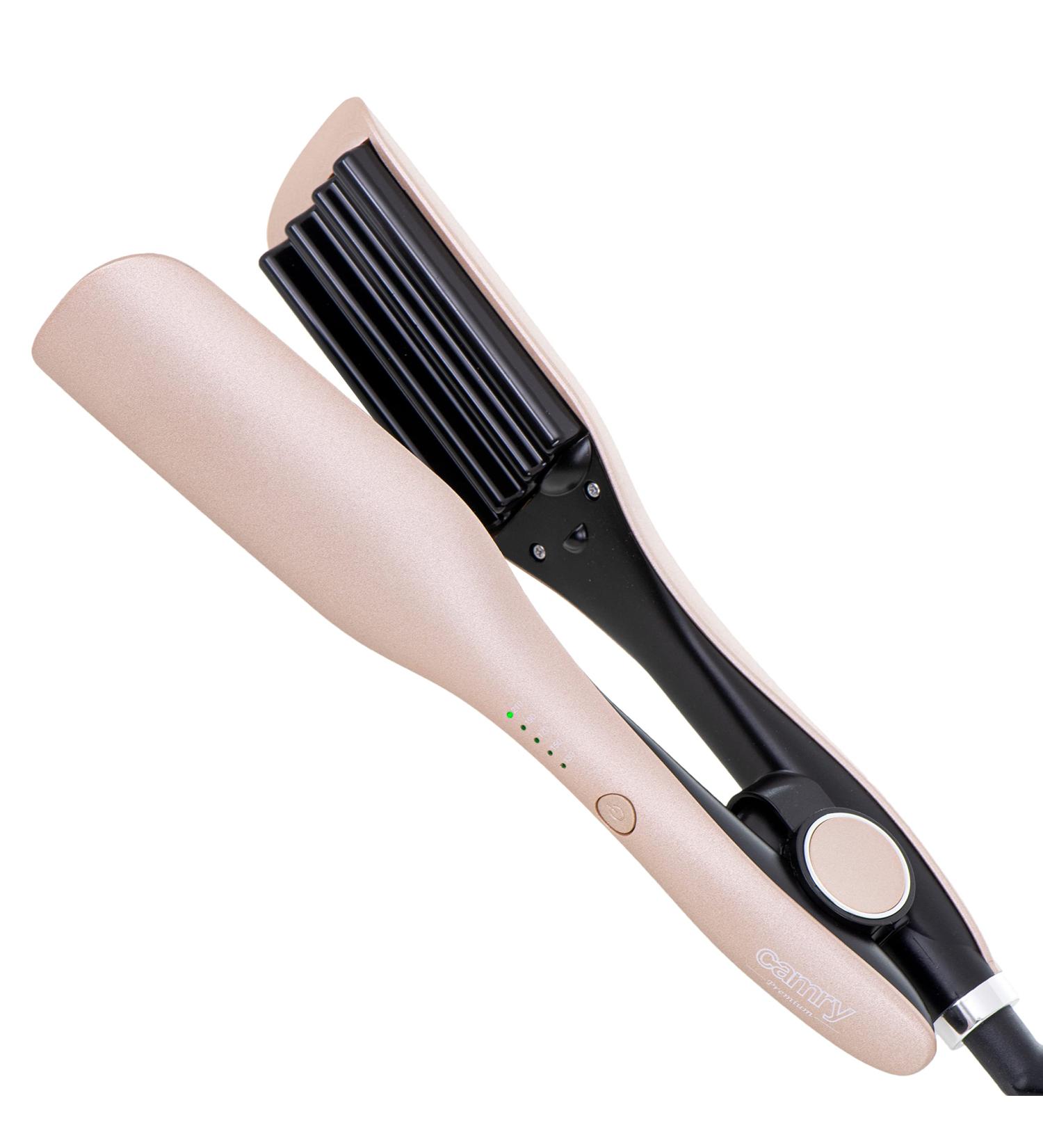 Camry CR 2323 Crimping Iron - 150W Hair Care Device with 5 Temperature Settings & 360 Swivel Cable | Perfect for Stunning Curls - Buy Online on GoSupps.com